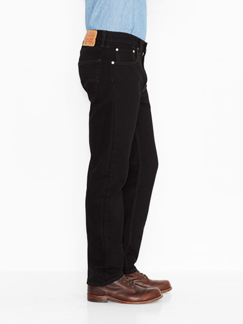 Levi's 505 Regular Fit Jeans for Men - Classic Black Denim Pants | Casual Wear, Office & Everyday Outfits