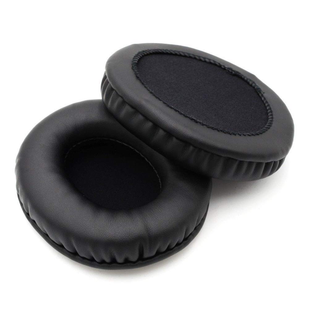 ATH-AVC200 Replacement Ear Pads - Premium Memory Foam Ear Cushions with Soft Leather Cover (Black) - Compatible with ATH-AVC200 Headphones - Perfect for Gaming, Music & Office Use