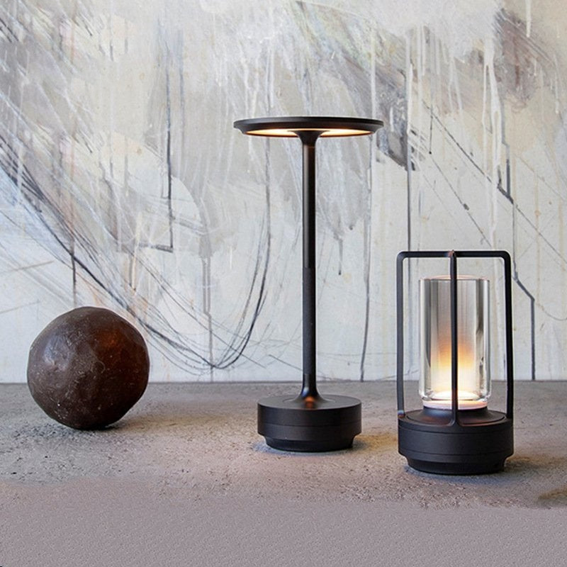 Dynamo LED Portable Table Lamp - Rechargeable Battery Operated Desk Light for Reading, Camping, Emergency & Night Use - Perfect for Home, Office, and Outdoor Activities