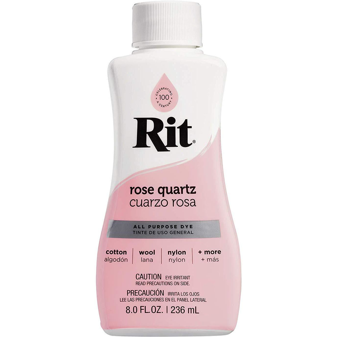 RIT All-Purpose Liquid Fabric Dye - 8 Fl. Oz (237ml) for Clothes, Shoes & Home Decor - Perfect for DIY Projects, Tie-Dye & Fabric Restoration