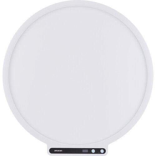 Amaran Verge Max Bi-Color Round LED Light Panel - 18W, 5600K Daylight & 3200K Tungsten, Dimmable, for Photography, Videography & Studio Lighting