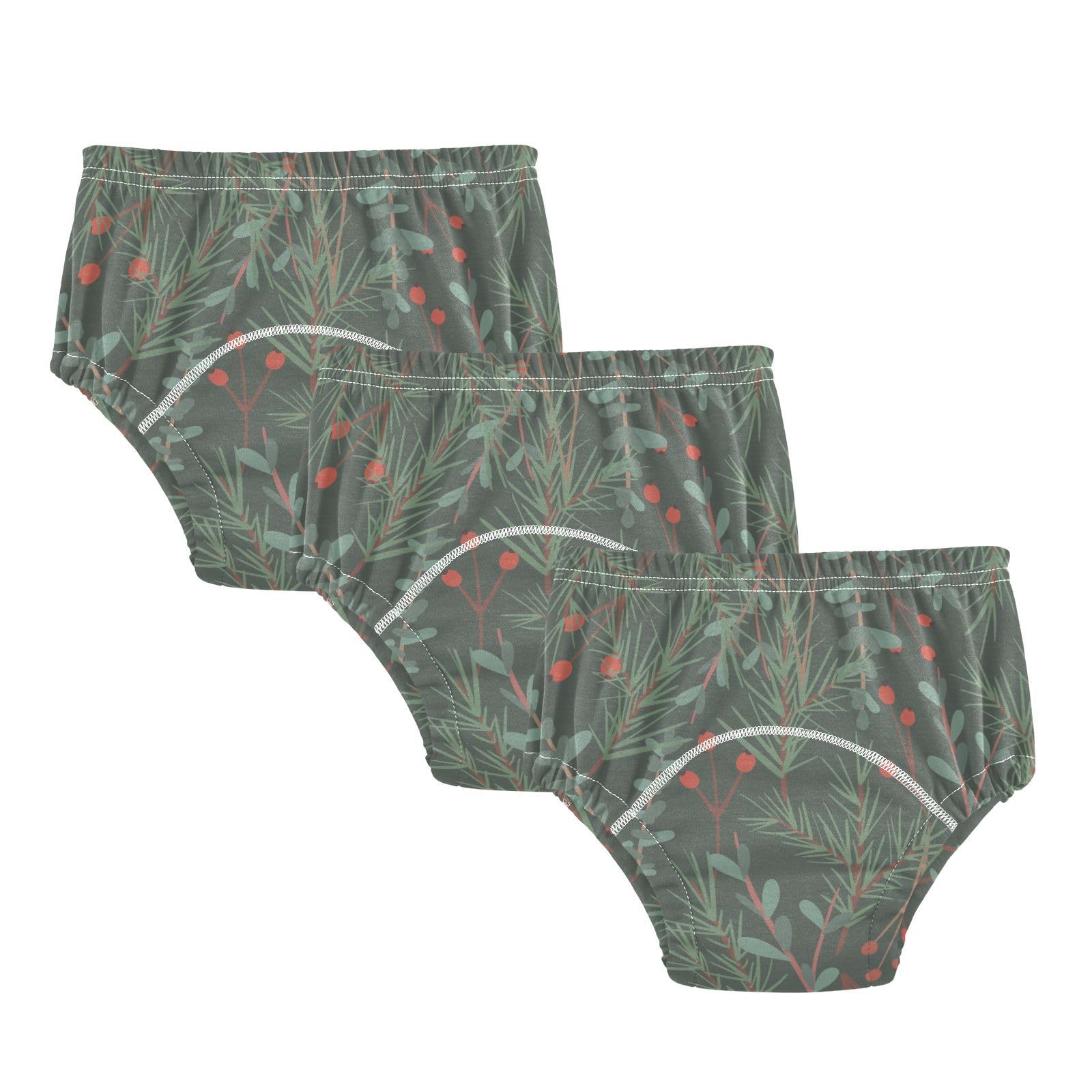 Christmas & New Year Themed Potty Training Underwear for Girls - Soft Cotton Overnight Training Pants for Toddlers | Perfect for Holiday Gifts & Bedtime Potty Training