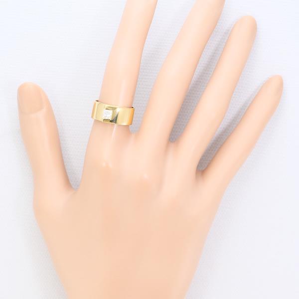 18K Yellow Gold Diamond Ring for Women - Elegant Solitaire Engagement & Wedding Band - Perfect for Proposals, Anniversaries & Special Occasions