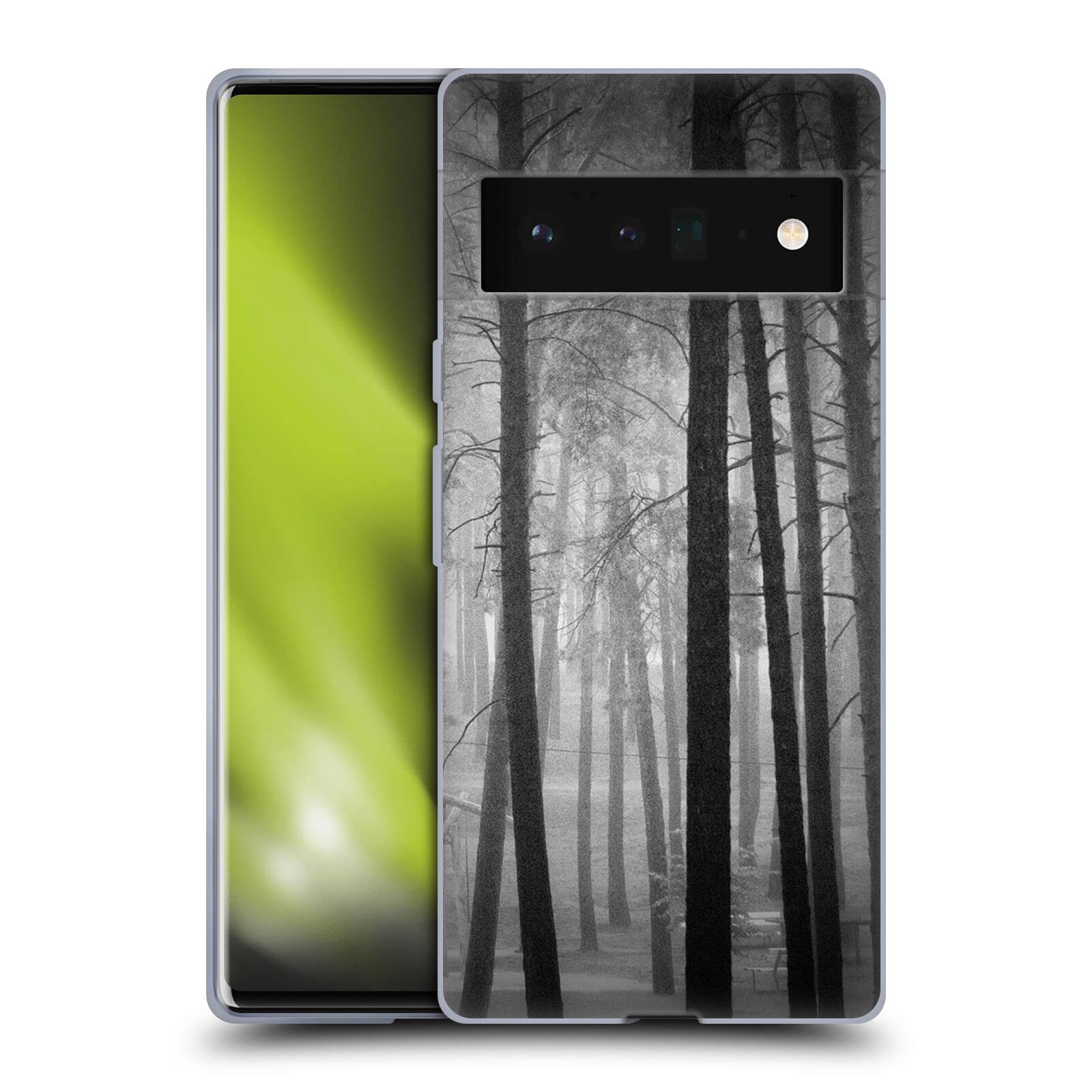 Dorit Fuhg Pines Google Pixel 6 Pro Case - Travel-Themed Soft Gel Cover