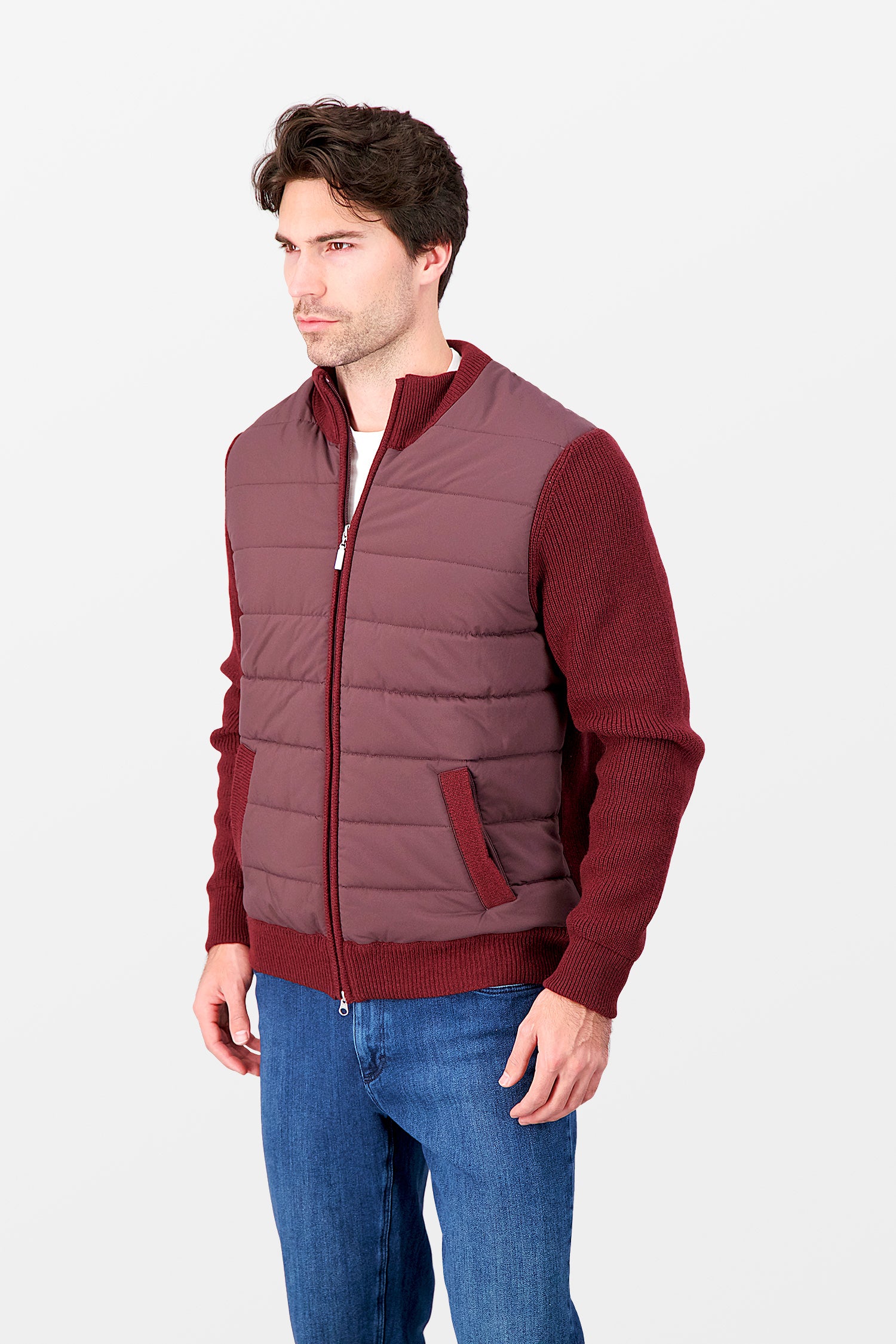 Barba Napoli Burgundy Sweater for Men | Premium Italian Cashmere Pullover | Winter Warm & Stylish Knitwear | Perfect for Office, Date Night & Holiday Gatherings