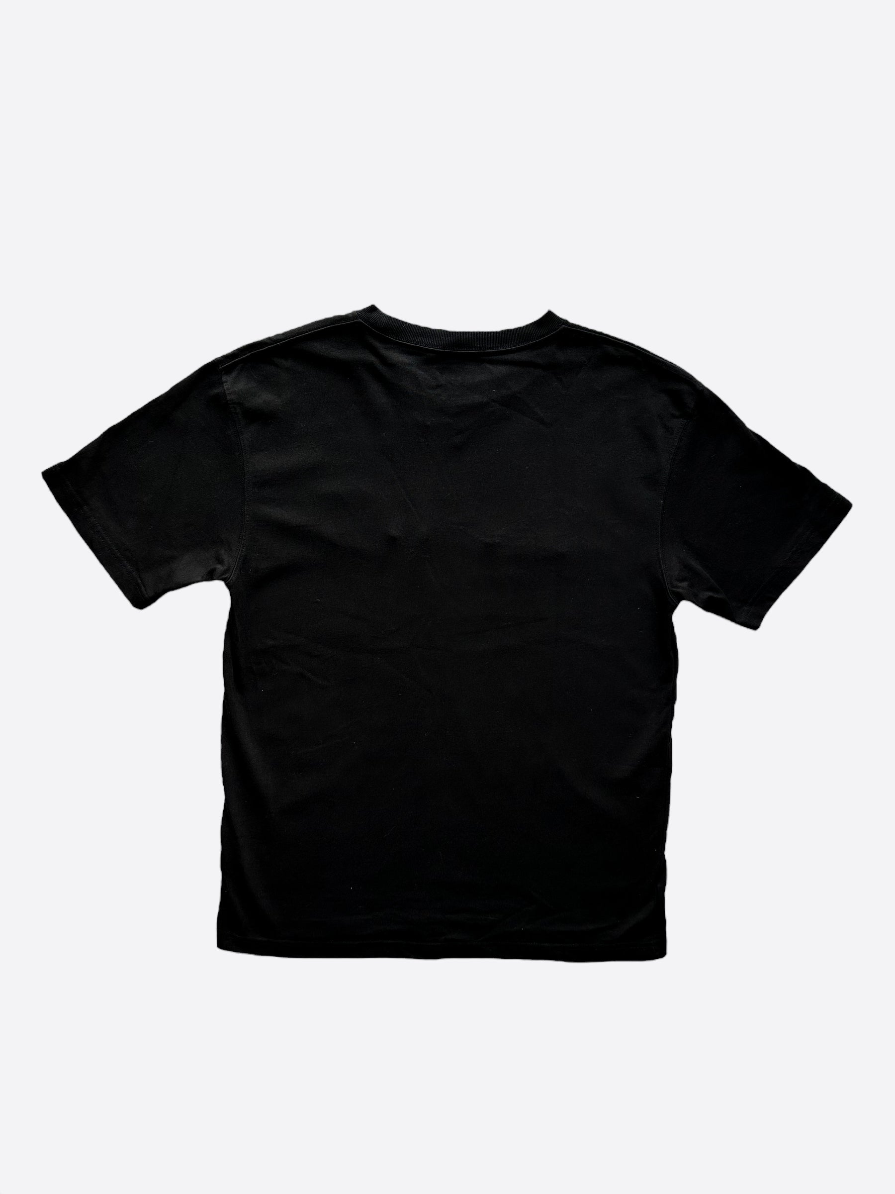 Dior Cactus Jack Black Embroidered Logo T-Shirt for Men - Luxury Streetwear Fashion Tee for Casual Wear & Hip Hop Style