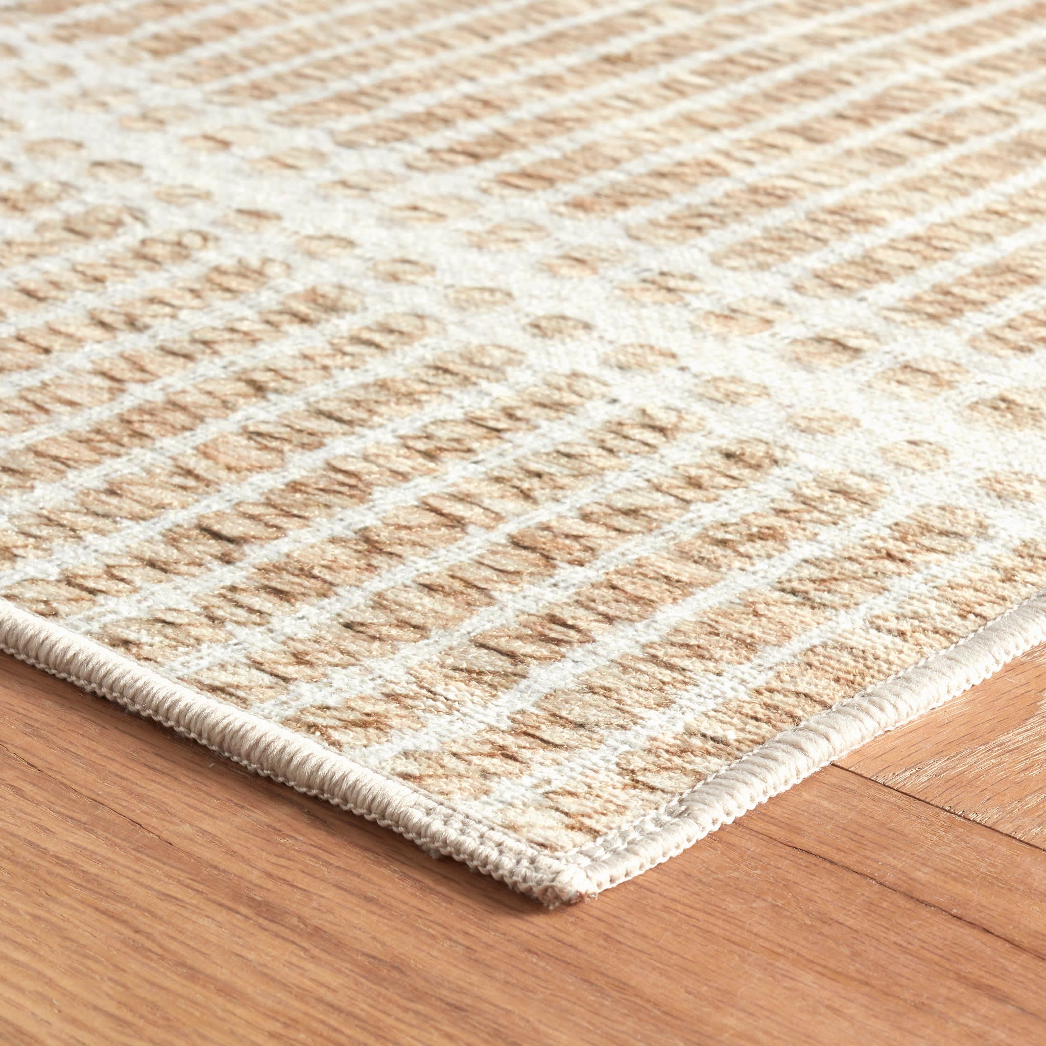 Arbor Machine Washable Rug - Natural Jute Fiber Indoor/Outdoor Area Rug for Living Room, Bedroom, Patio & Deck