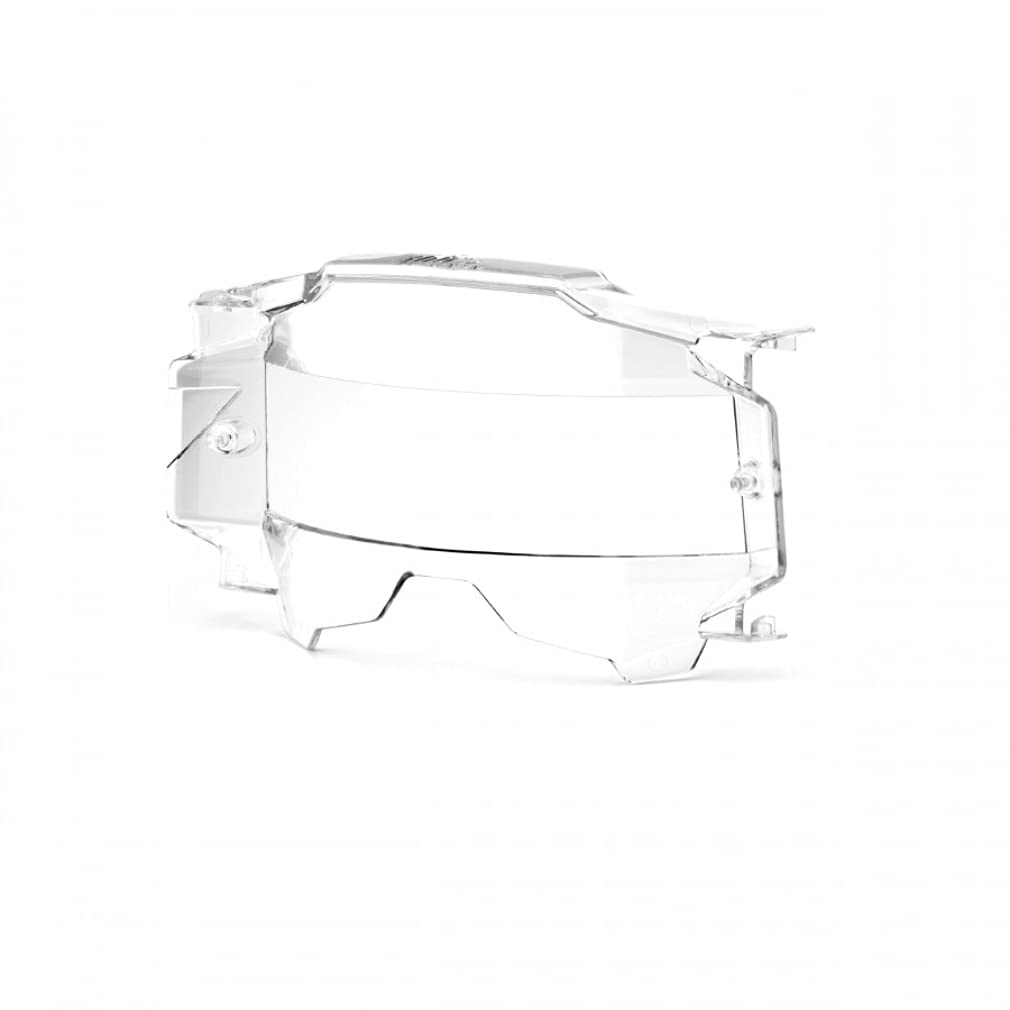 Armega Forecast 100% UV Protection Adult Motorcycle Goggles - Clear Lens, One Size Fits All - Perfect for Off-Road Riding, ATV Adventures & Motocross Racing