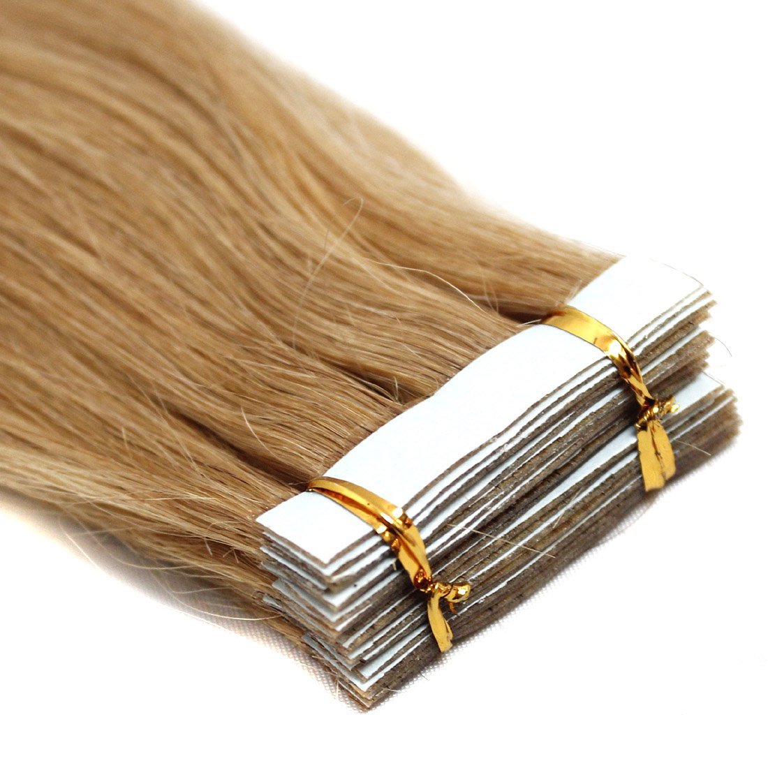 26 Inch Long European Silky Remy Human Hair Extensions - 40pcs Honey Blonde Clip-in Hair Extensions for Volume & Length - Perfect for Parties, Weddings & Daily Styling