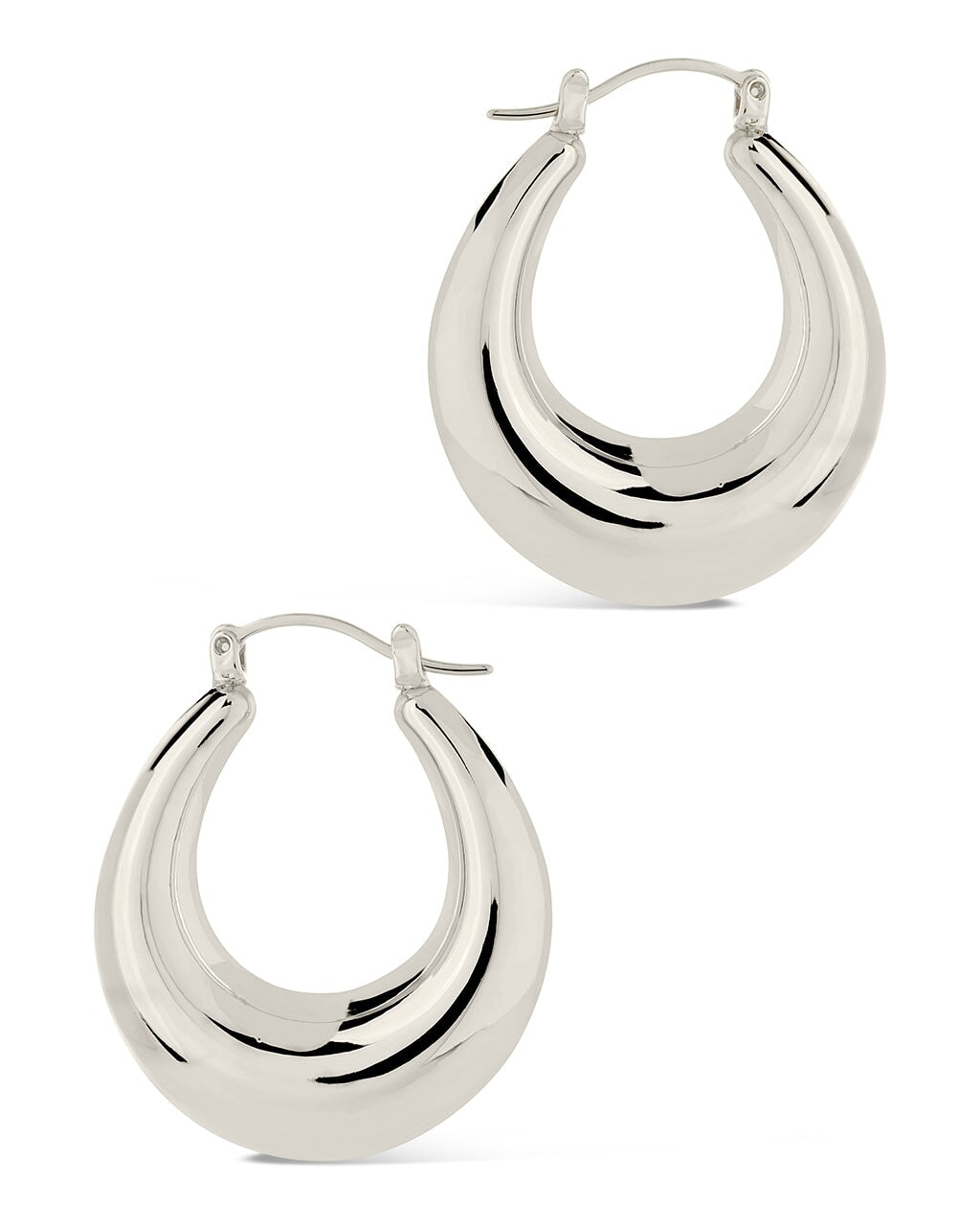 Rae Tube Hoop Earrings for Women - 14K Gold Plated Stainless Steel Chunky Hollow Hoops - Perfect for Everyday Wear, Parties & Gifts