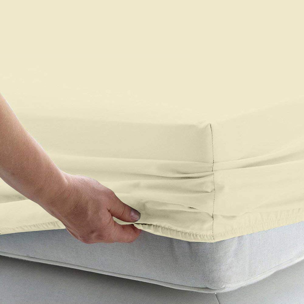 Premium 1800 Thread Count Microfiber Sheet Set - Ultra Soft Brushed King Size Bed Sheets with 12