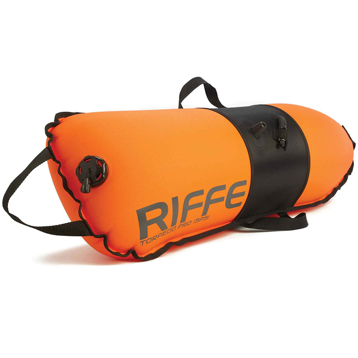 Riffe Torpedo Pro Dive Float with Flag - High Visibility Safety Buoy for Scuba Diving, Spearfishing & Snorkeling - Ideal for Ocean, Lake & Boat Use