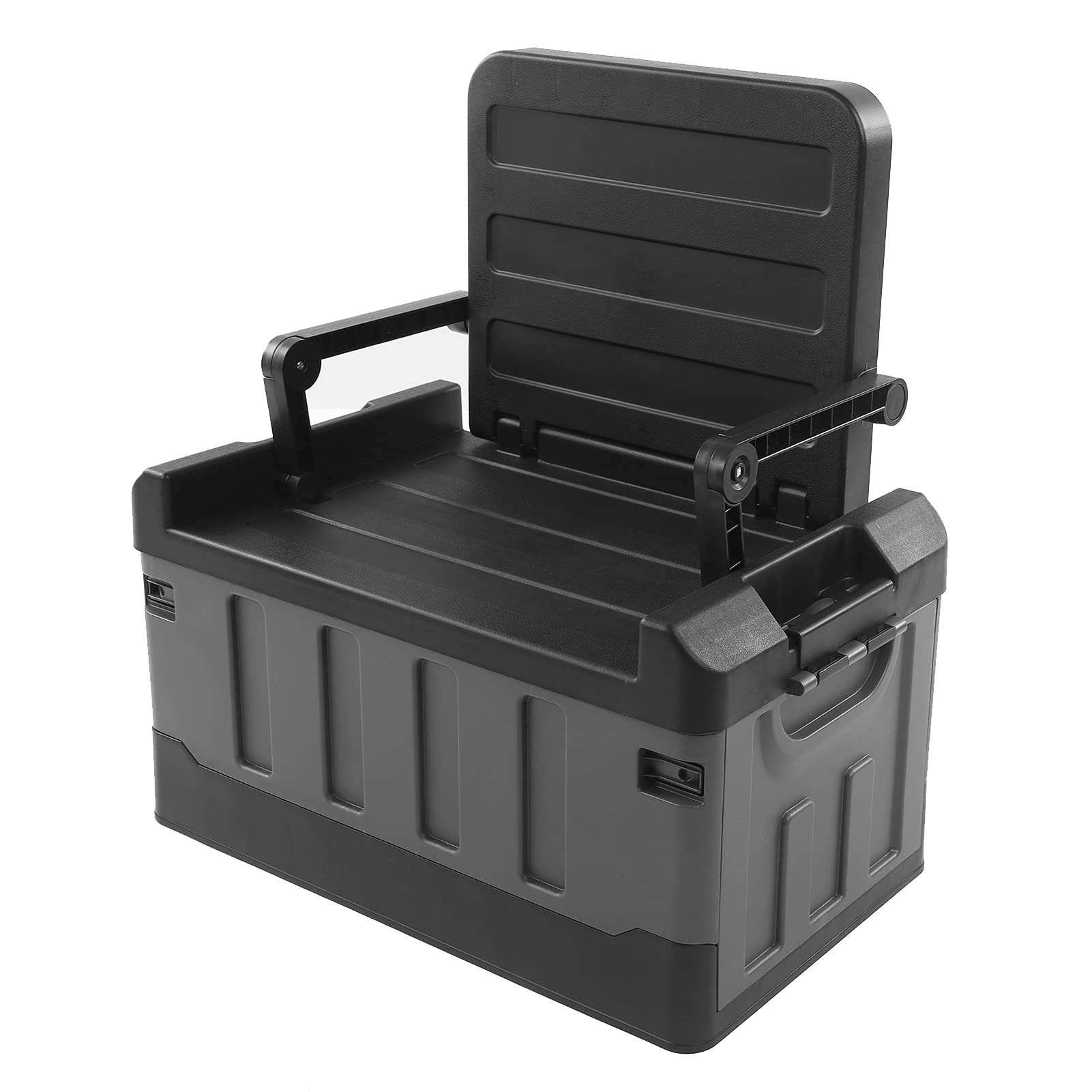 Okuyonic Portable Folding Chair - Heavy Duty 200kg/441lbs Capacity, 70L Storage Bin - Perfect for Hiking, Camping, Picnics & Outdoor Adventures - Great Gift Idea for Travelers