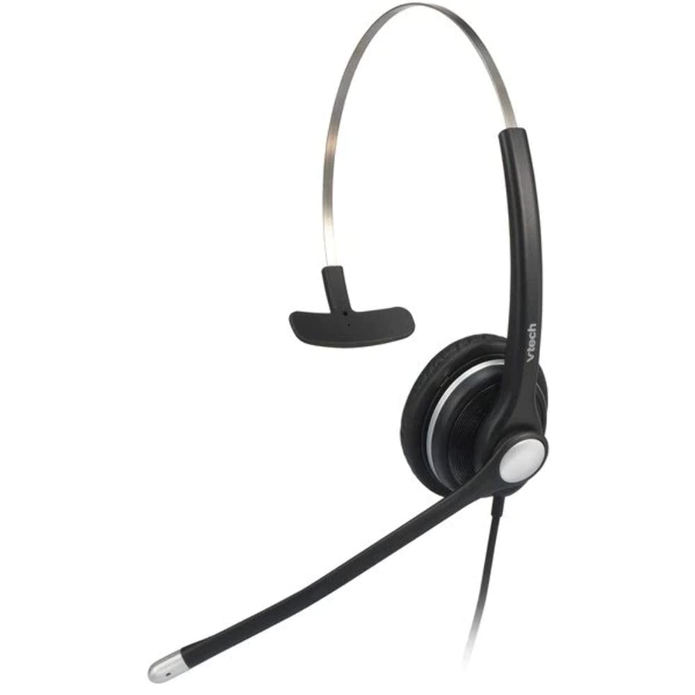 Professional Monaural Wideband Headset A100M - Clear Audio for Call Centers, Security, and Office Communications