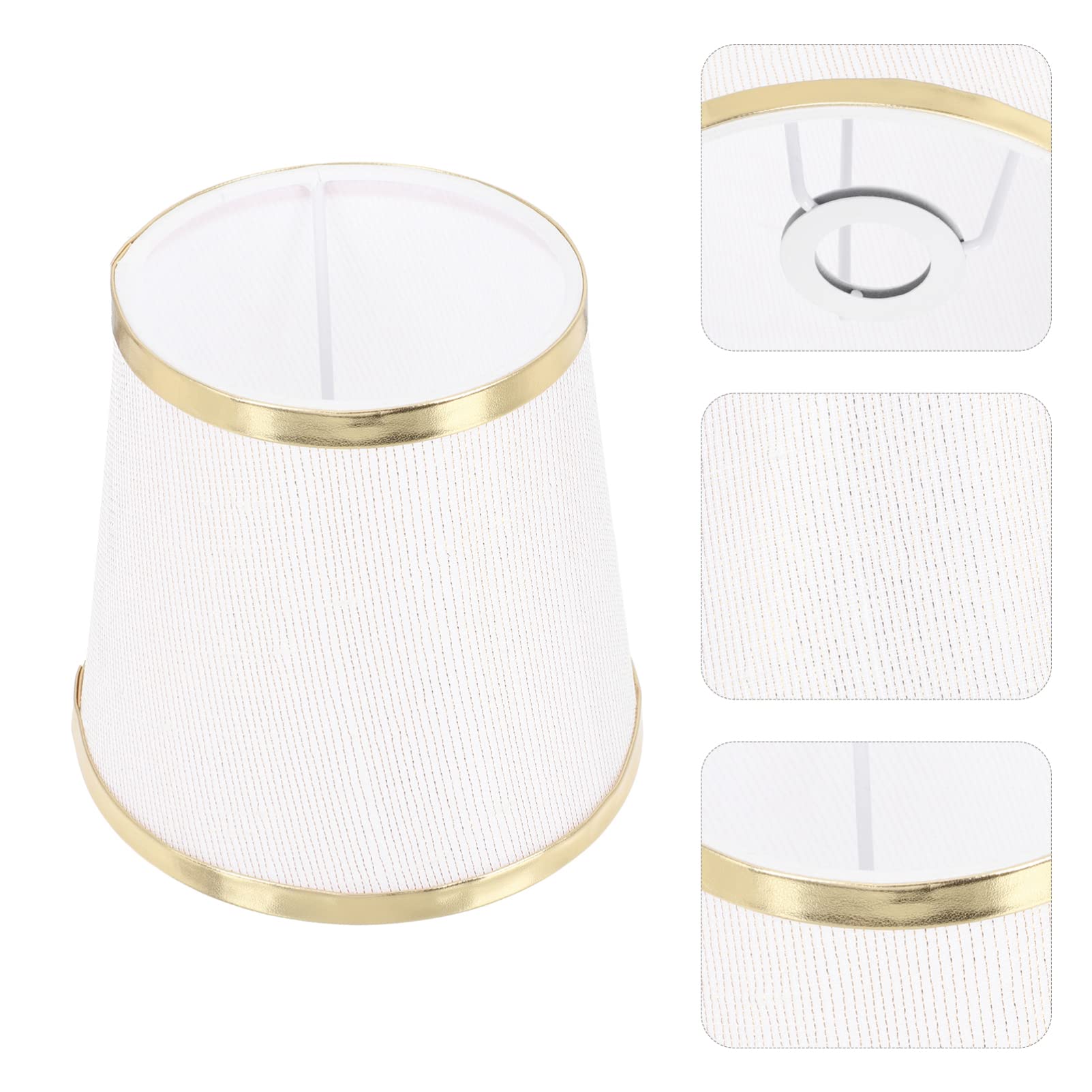 OSALADI Fabric Lamp Shade Cover - Replacement Lampshades for Table Lamps, Chandeliers & Candle Holders | Decorative Metal Light Cover for Home & Office Decor | Perfect for Living Room, Bedroom & Dining Room Lighting