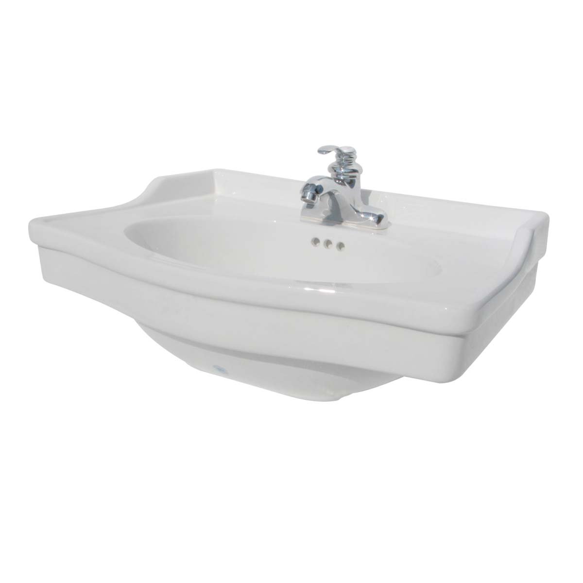 Heavy Duty Ceramic Pedestal Sink 24.25