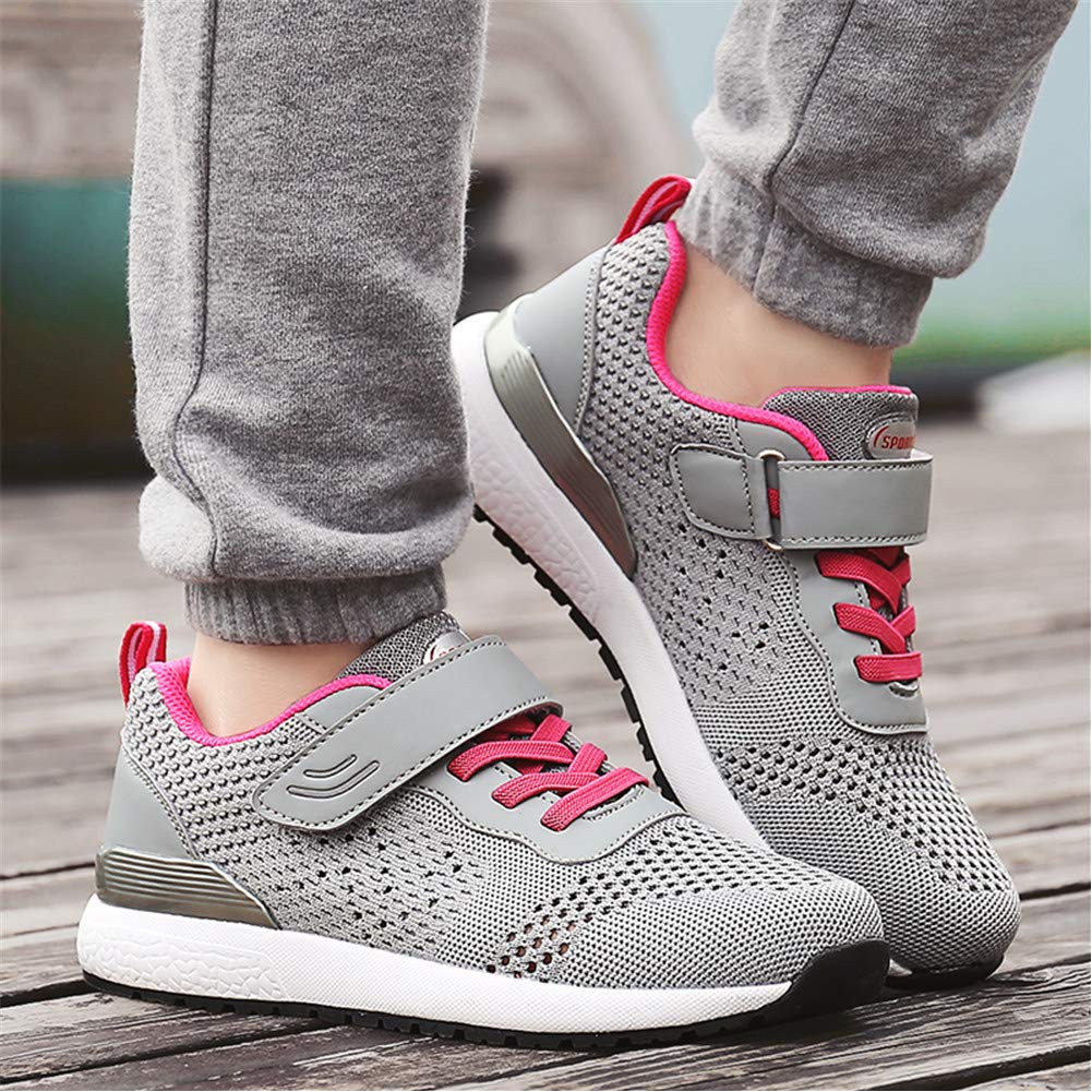 **Leader Show Women's Comfortable Non-Slip Walking Shoes – Lightweight Hook & Loop Sneakers for Elderly & Casual Wear – Perfect for Daily Walks, Travel & Outdoor Activities**