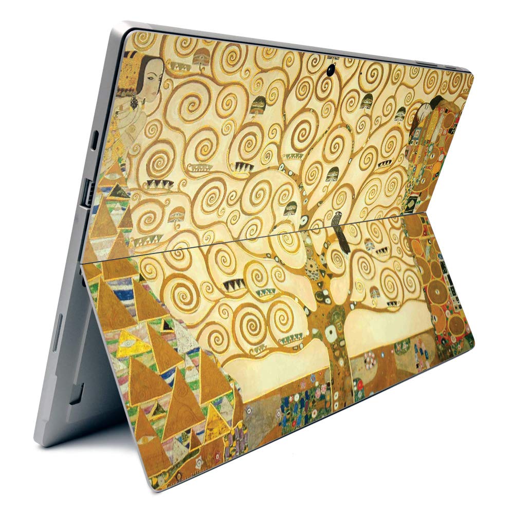 Premium Carbon Fiber Skin for Microsoft Surface Pro 7 - Tree of Life Design | Textured Protective Cover | Easy Application & Removal | Made in USA | Perfect for Work, Travel & School Use