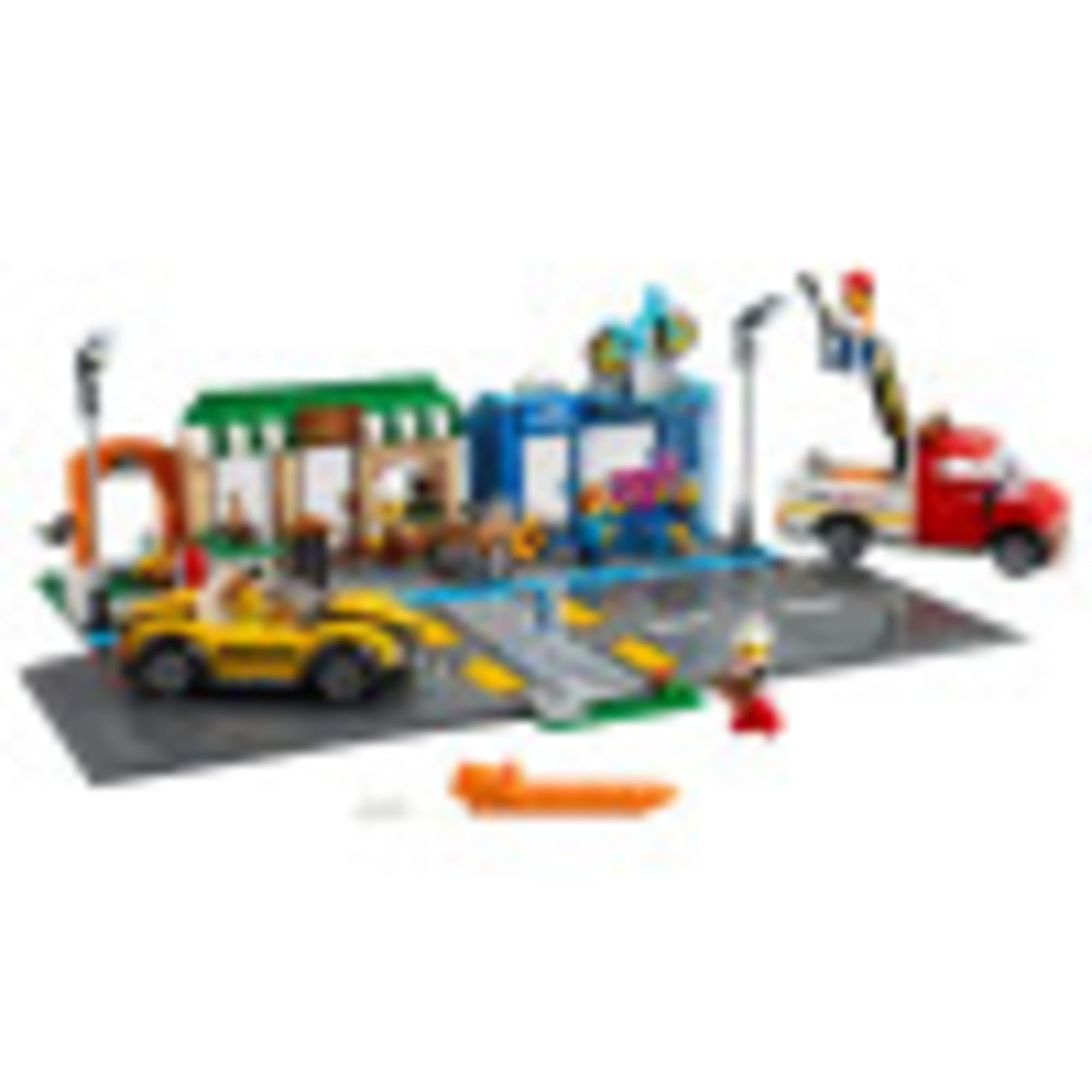 LEGO City Shopping Street 60306 Building Kit - 533 Piece Creative Construction Toy for Kids Ages 6+ | New 2021 Model | STEM Learning & Imaginative Play | Perfect for Birthday Gifts & Family Bonding Activities