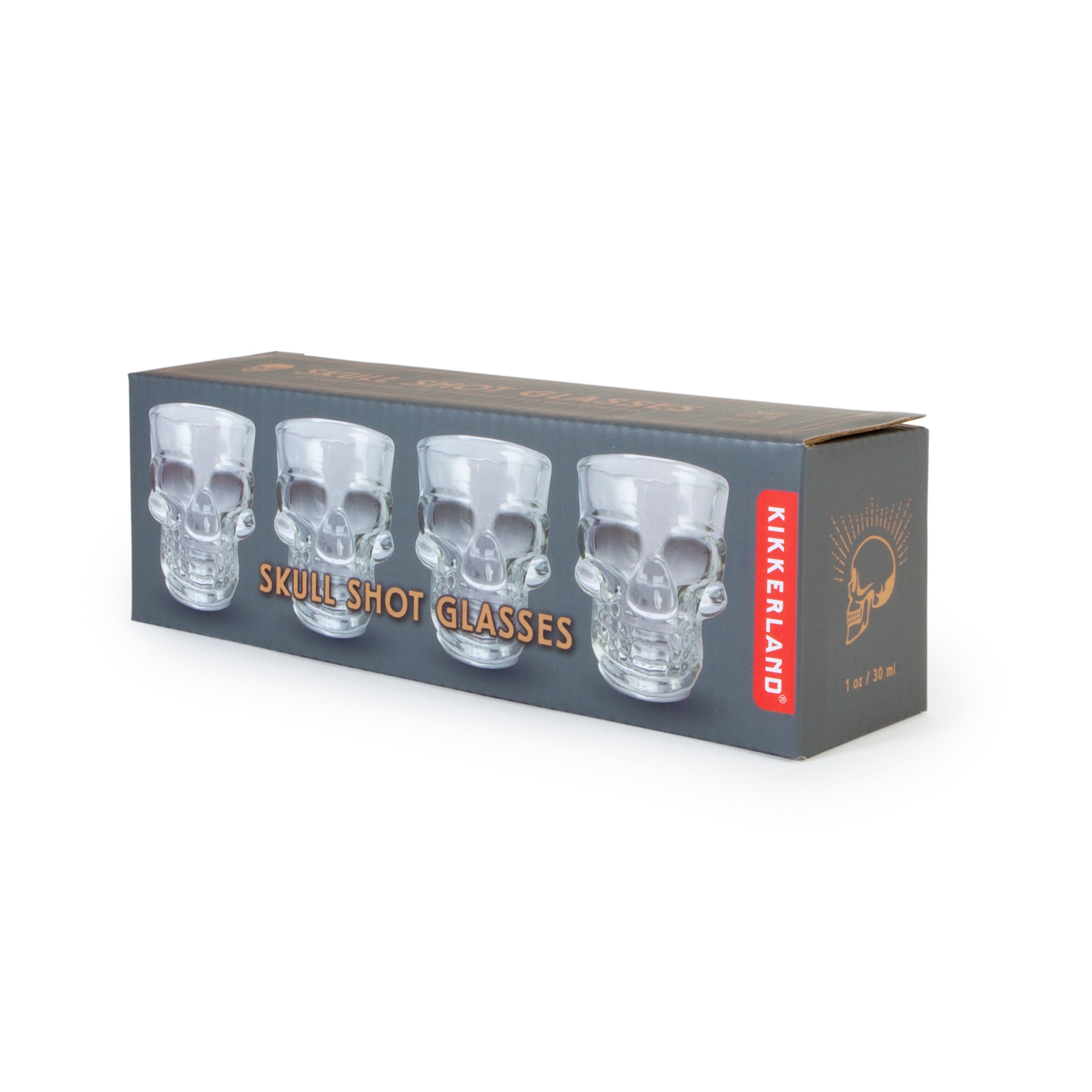 Skull Shot Glasses - Unique Halloween Party Cups for Whiskey, Tequila & Liquor - Perfect for Themed Parties, Bar Decor & Gifts