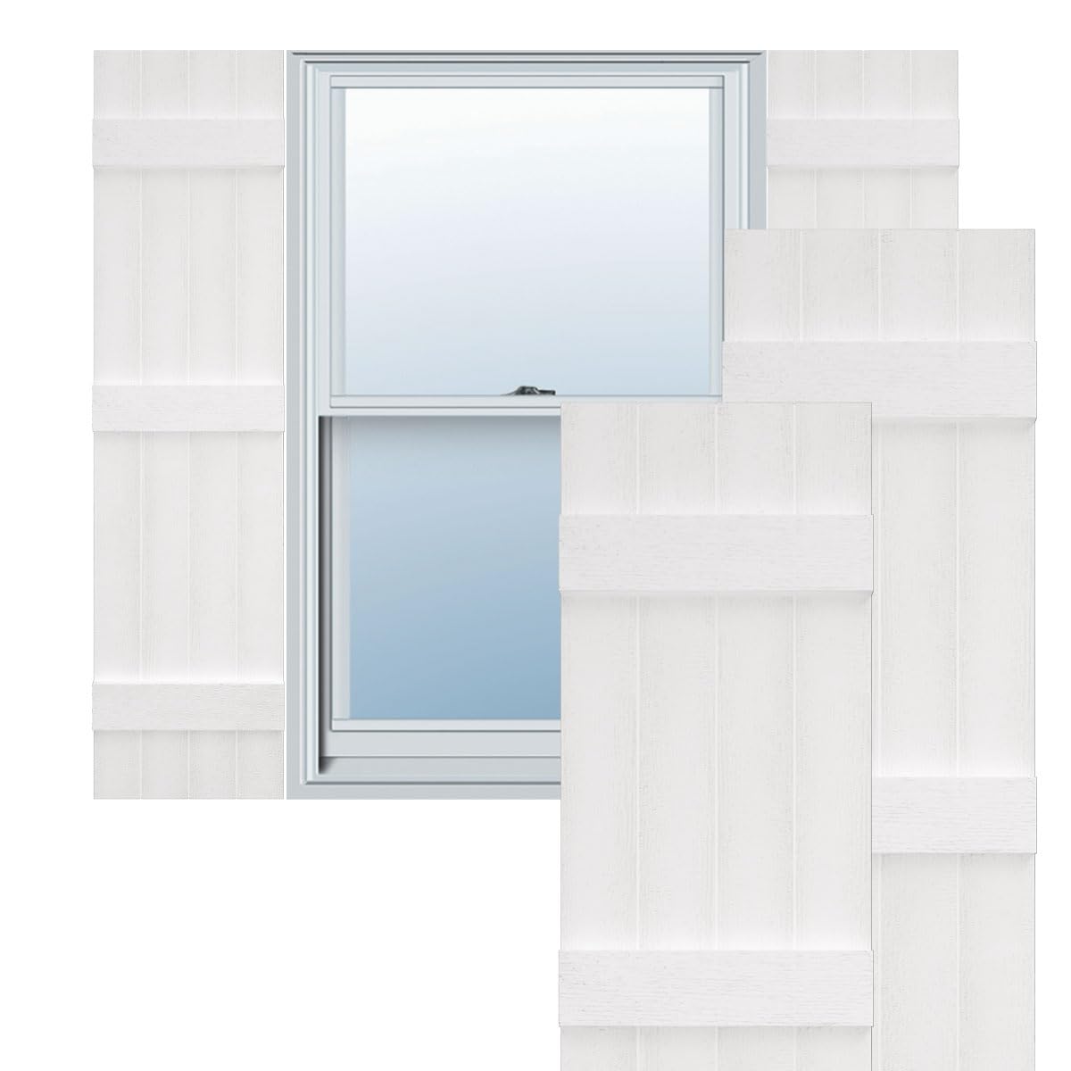 Ekena Millwork Lifetime Vinyl Shutters - 14