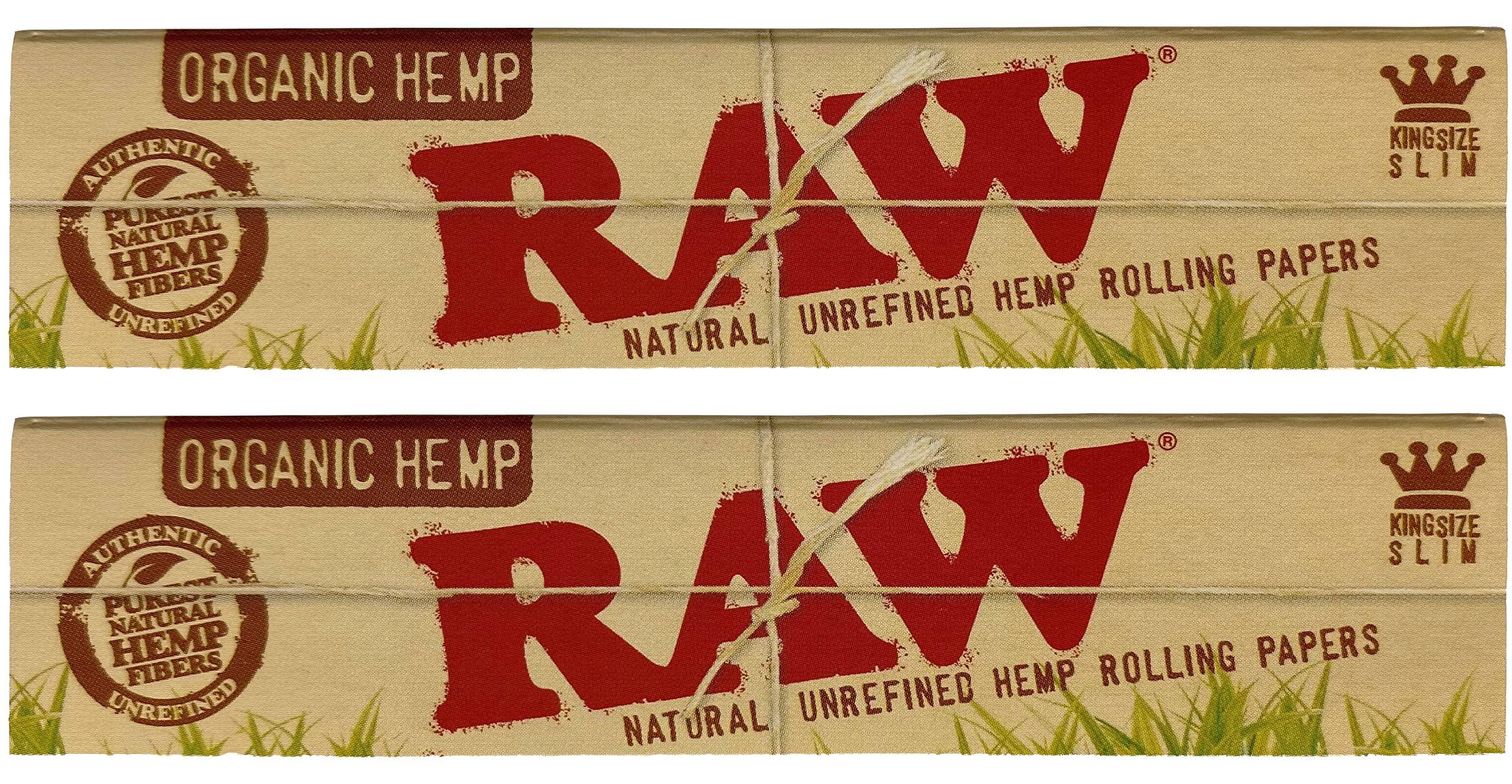 RAW Organic King Size Cigarette Rolling Papers Combo Kit - 2 Packs Organic Hemp Papers, 3 Boxes Pre-Rolled Tips, 110mm Rolling Machine & Cigarette Saver - Perfect for Rolling Smooth, Natural Cigarettes at Home or On-The-Go