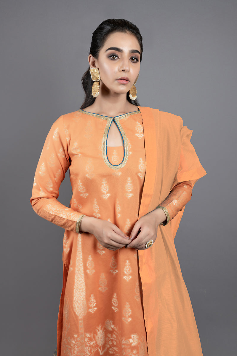 KHURD O NARANJ(B) 2-Piece Set - Elegant Traditional Outfit for Women | Perfect for Weddings, Parties & Special Occasions
