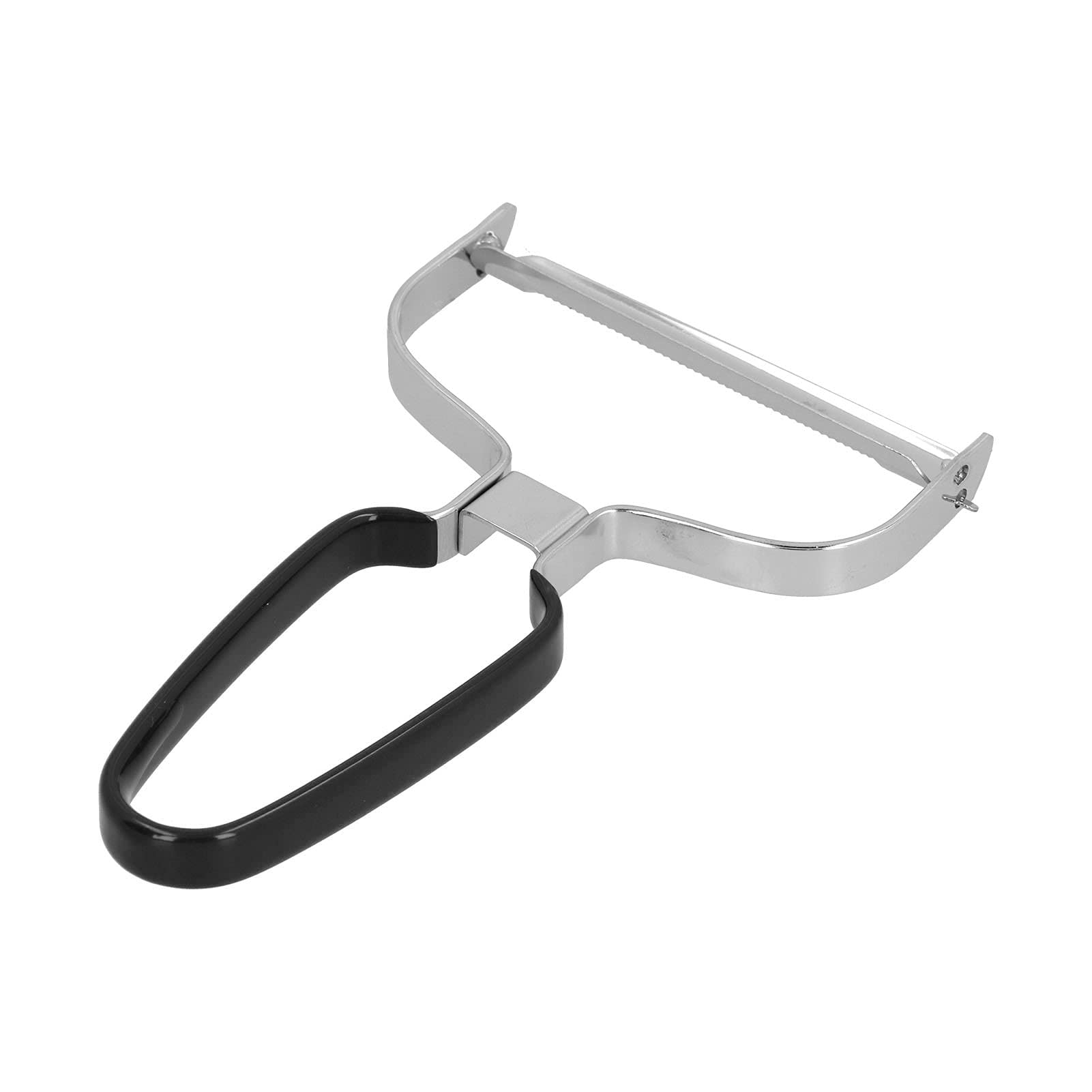 Manual Vegetable Peeler - Stainless Steel Potato & Fruit Peeler Knife for Carrot, Cucumber, Cabbage | Ergonomic Kitchen Tool for Peeling, Slicing & Food Prep (Black)