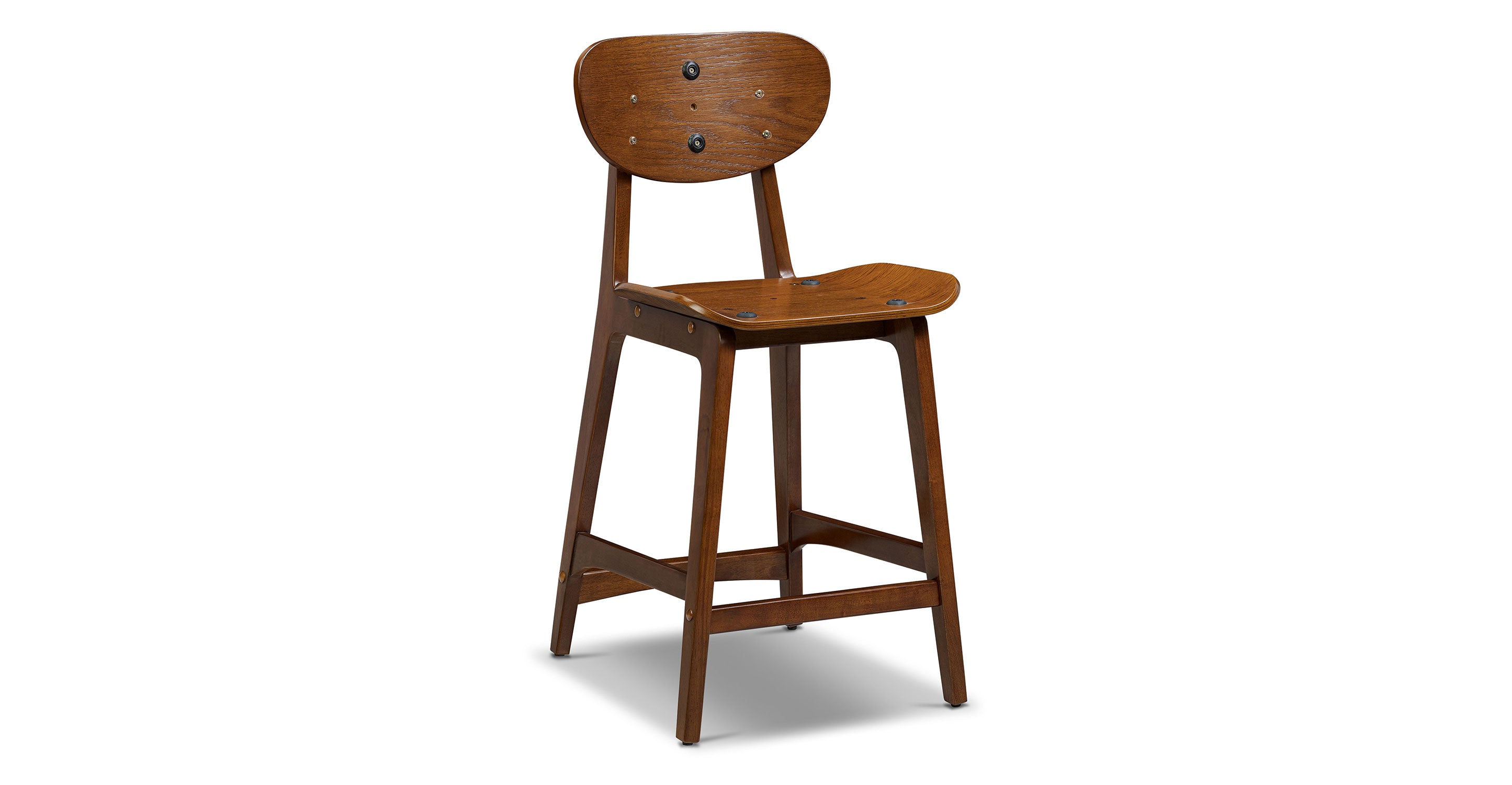 Finnley Counter Stool with Removable Washable Covers - Modern Kitchen Bar Stools for Dining Room, Breakfast Nook & Home Decor