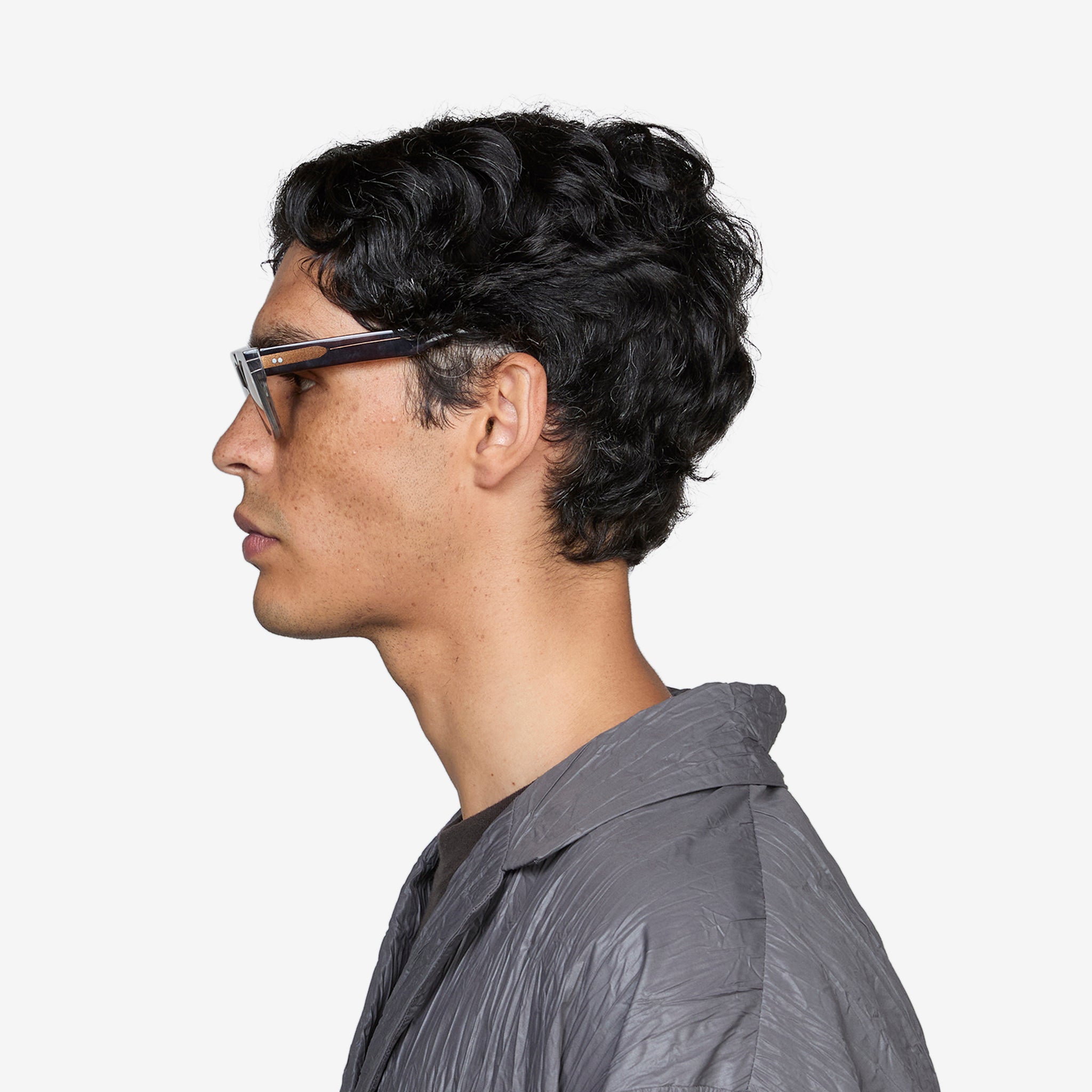 Above The Clouds x Memphis Grey Sunglasses with Gradient Lenses - Stylish UV Protection for Outdoor Activities & Fashion