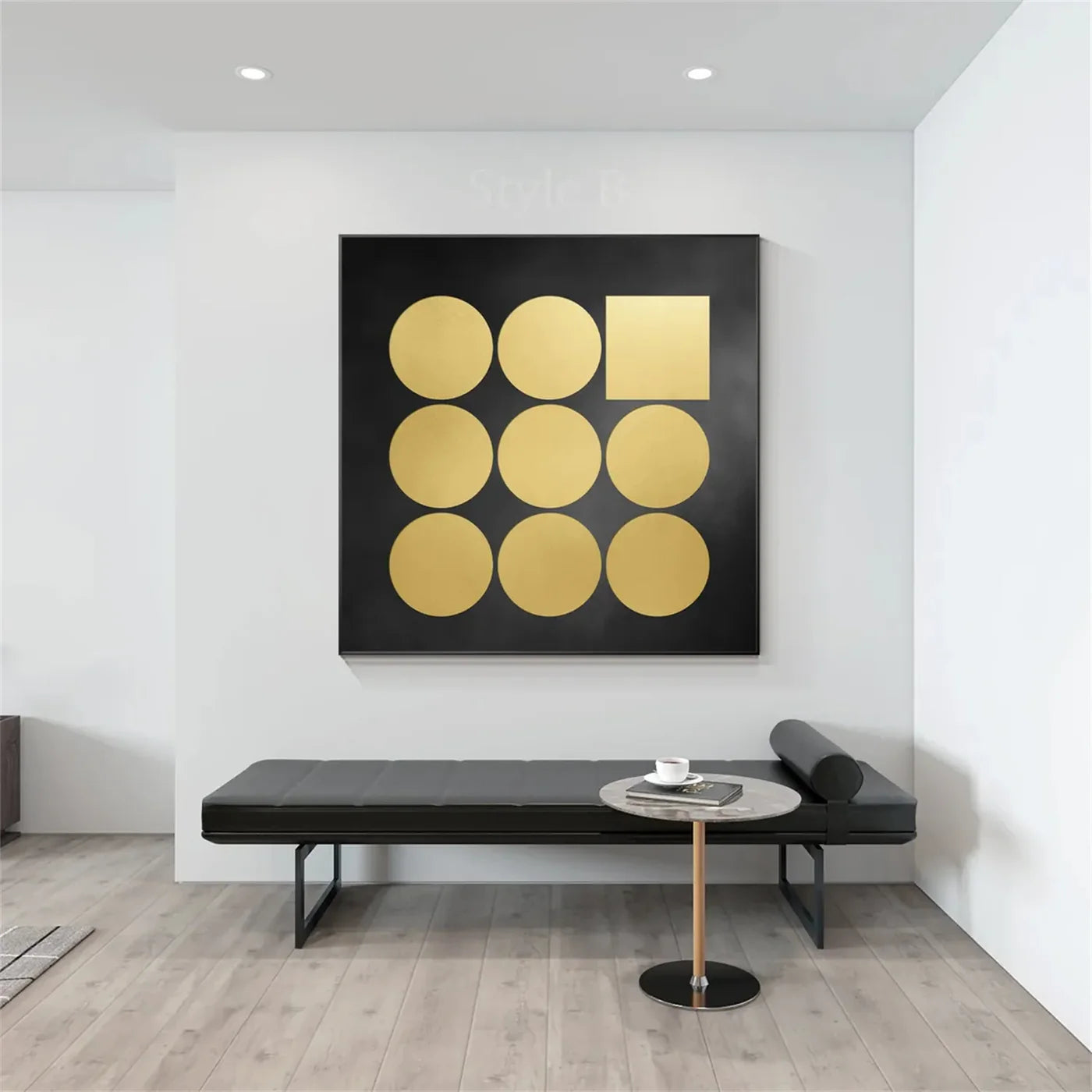 Abstract Painting #AB 242 - Modern Wall Art for Home & Office Decor | Handmade Canvas Artwork for Living Room, Bedroom & Workspace