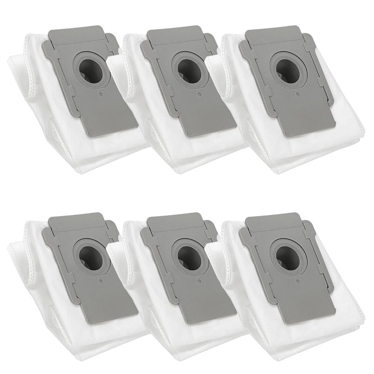 6 Pack Vacuum Bags for iRobot Roomba i, j & s Series - Compatible with Self-Emptying Robot Vacuum Clean Base - Premium Dust Disposal Bags for Pet Hair & Allergens - Perfect for Smart Home Cleaning & Maintenance