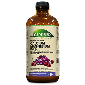 Certified Natural Calcium Magnesium + Boron, K2 & D3 Liquid Supplement - Supports Bone Health, Muscle Function & Immune System - Ideal for Daily Wellness & Active Lifestyles