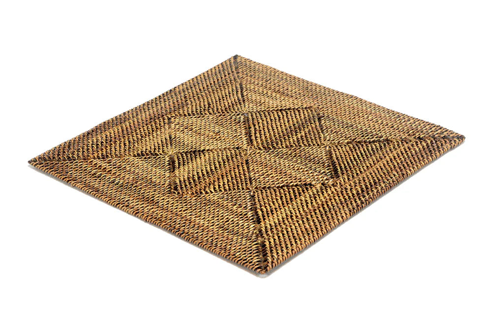 Premium 12x12 Inch Square Placemats Set of 4 - Non-Slip Heat Resistant Table Mats for Dining, Kitchen, and Party Decor - Perfect for Home, Restaurant, and Outdoor Use