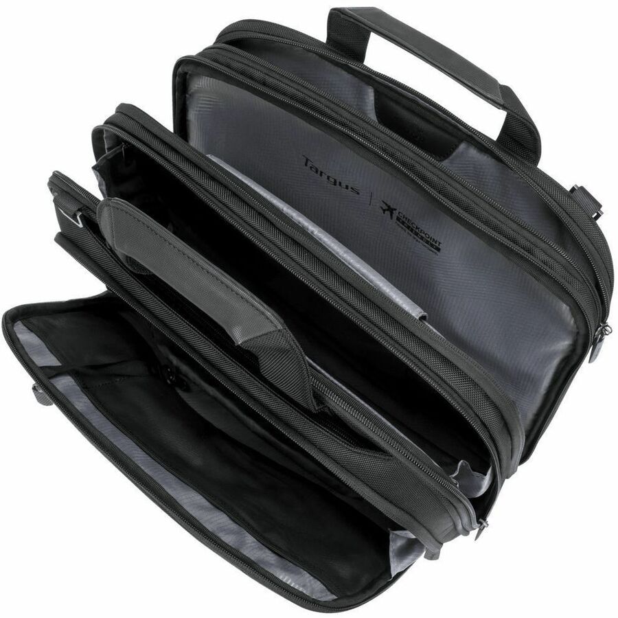 Targus Corporate Traveler 14 Inch Laptop Briefcase - Durable Business Bag for Work, Office & Travel - Perfect for Professionals & Commuters