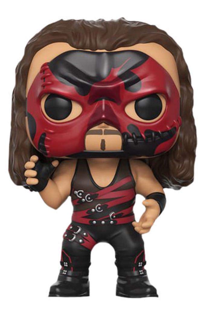 Funko Pop WWE Red Suit Kane Exclusive 10cm Vinyl Figure - Collectible Wrestling Action Toy for Fans & Display - Perfect for Home Decor, Office Desk & Gift for WWE Enthusiasts