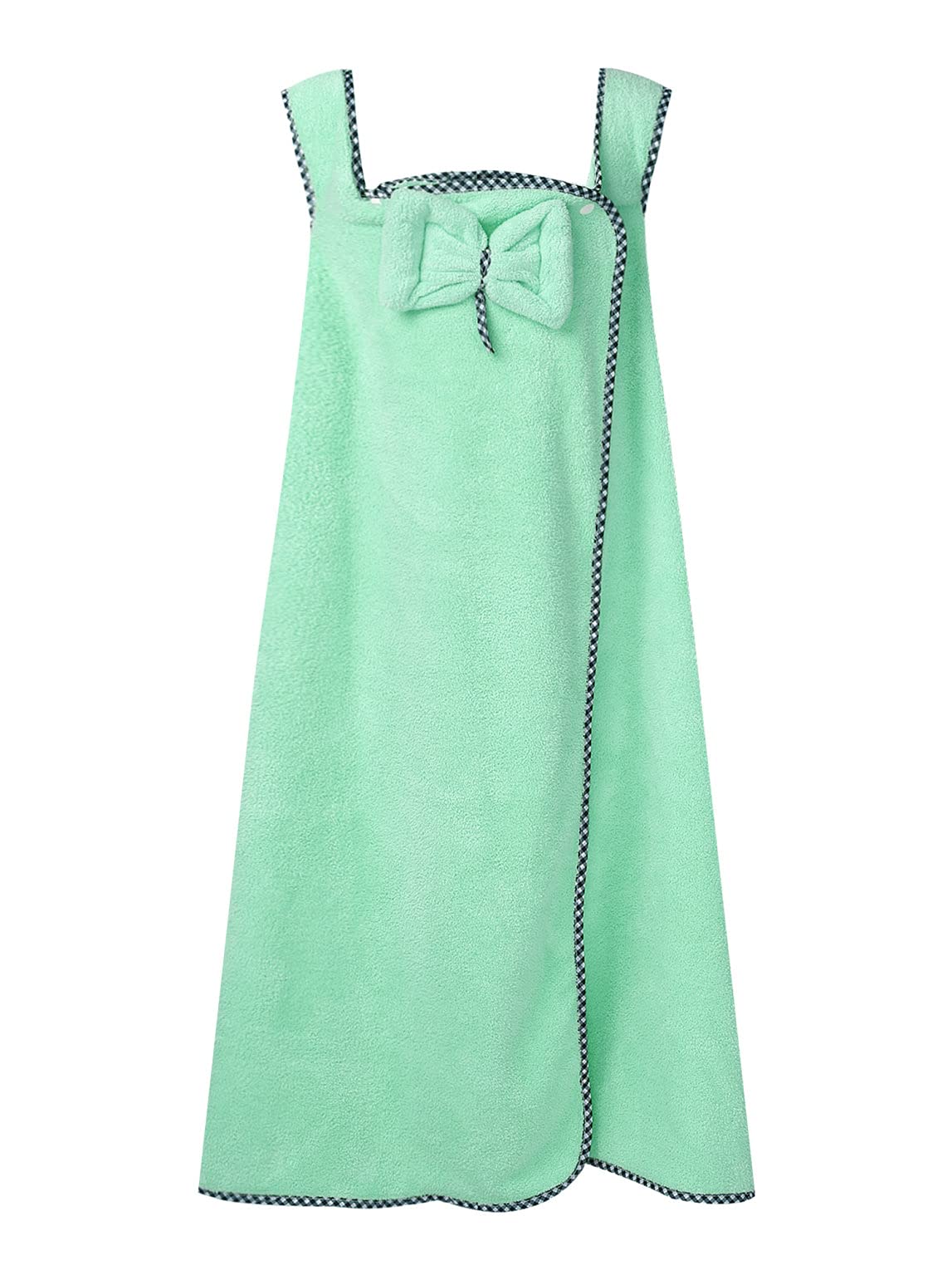 **Aislor Girls' Cotton Bathrobe with Bowknot - Soft Terry Cloth Bath Wrap for Kids - Spa & Pool Cover Up for Toddlers and Children**    *(Use for bath time, swimming, spa days, or cozy loungewear at home!)*