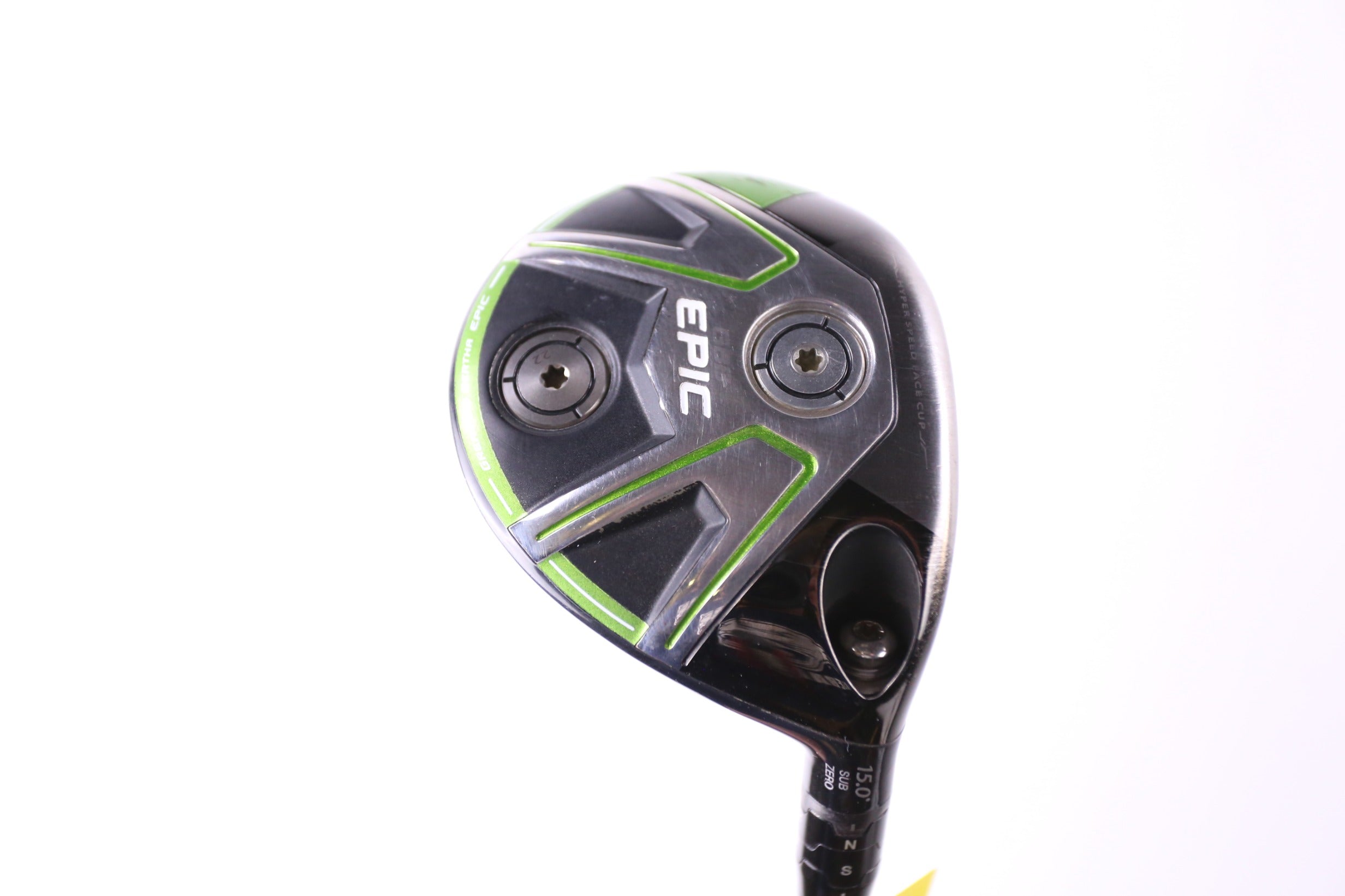 Used Callaway GBB Epic Sub Zero 3 Wood Golf Club - Right Handed 15° Stiff Flex Driver for Men - Perfect for Long Fairway Shots and Low Handicap Players