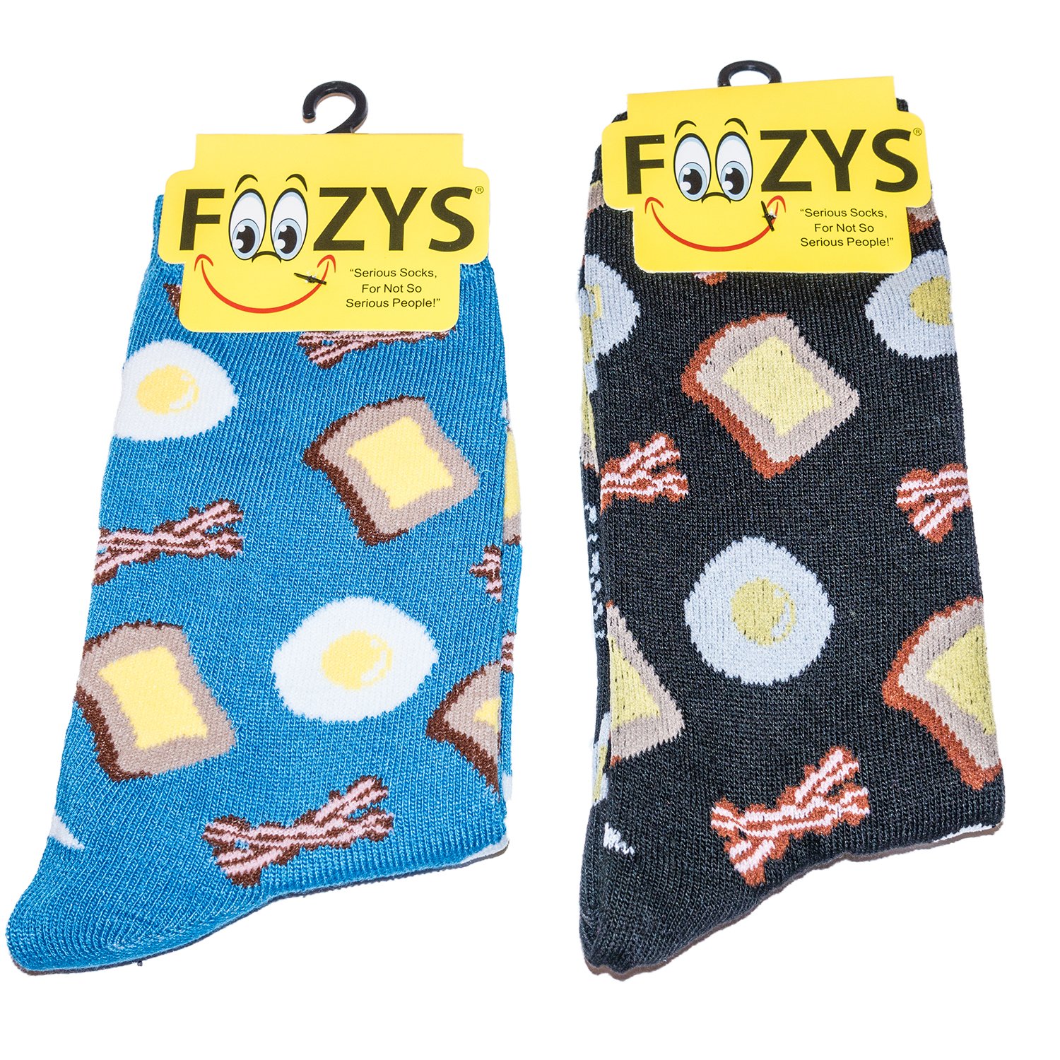 Foozys Women's Crew Socks - Cute Fun Food & Drink Novelty Socks (2 Pairs) | Comfortable Cotton Casual Socks for Women | Perfect for Daily Wear, Gifts & Themed Parties