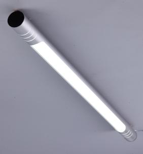 Modern LED Pipe Design Pendant Light for Office, Kitchen, Dining Room - Industrial Style Hanging Ceiling Lamp with Adjustable Height