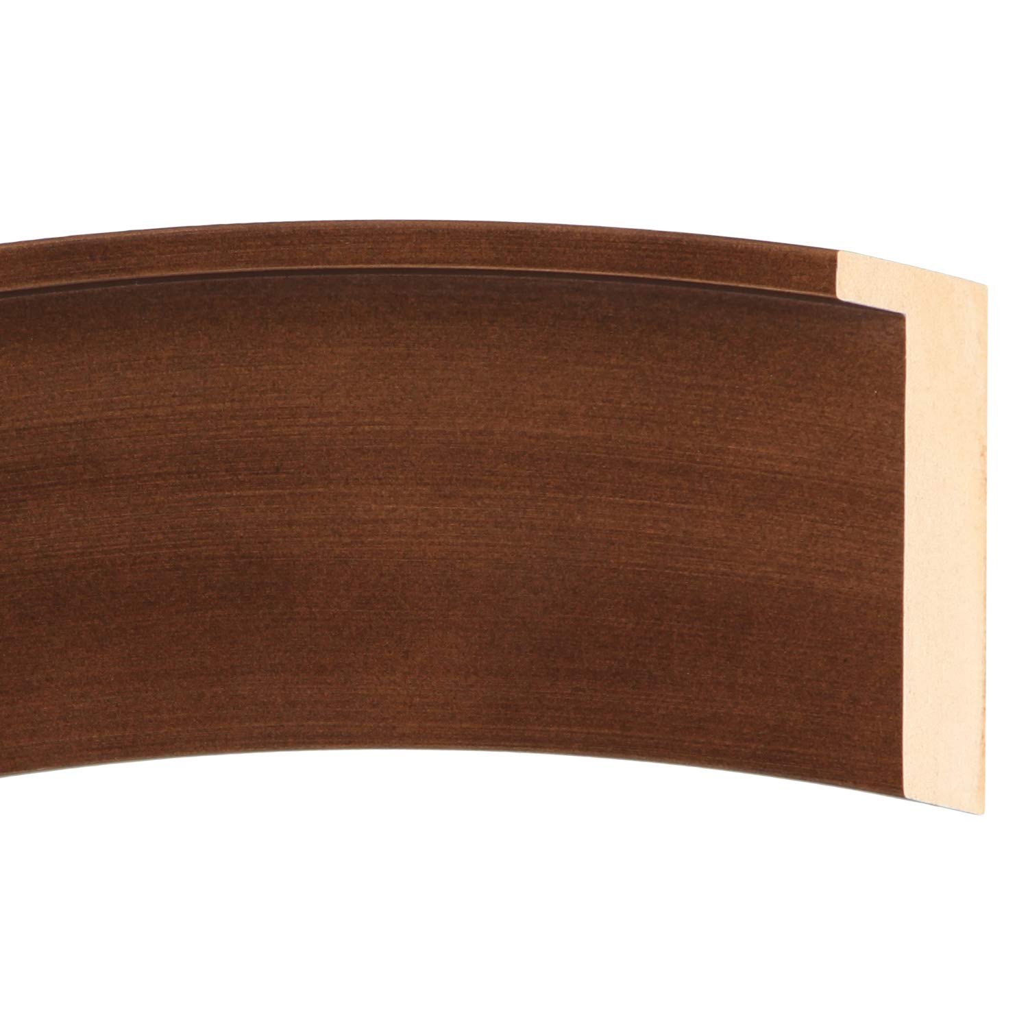 OVALCREST - 18.6x24.6 Inch Oval Wooden Beveled Wall Mirror - Sunset Gold Finish - Singapore Style Home Decor for Bathroom, Vanity, Bedroom, Living Room & Hallway - Perfect for Makeup, Dressing & Interior Design