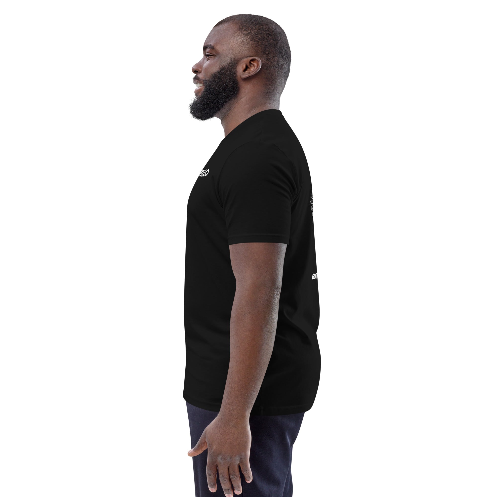 Go The Extra Mile Unisex Organic Cotton T-Shirt - Eco-Friendly Casual Wear for Men & Women - Perfect for Everyday Outfits, Gym, and Travel