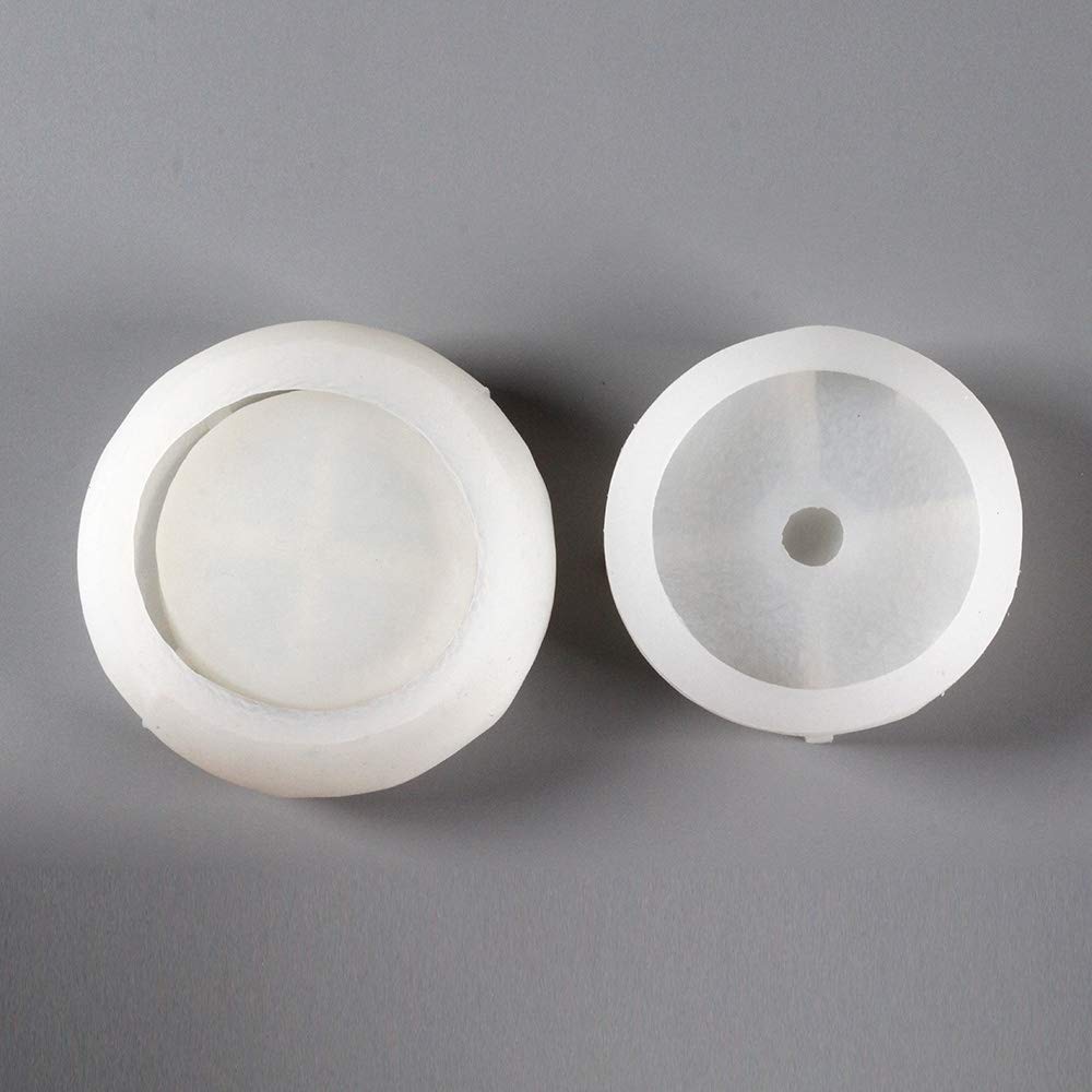 Silicone Candle Holder Molds & Resin Trinket Box Molds - DIY Jewelry Ring Holders for Wedding Gifts, Home Decor, and Party Favors