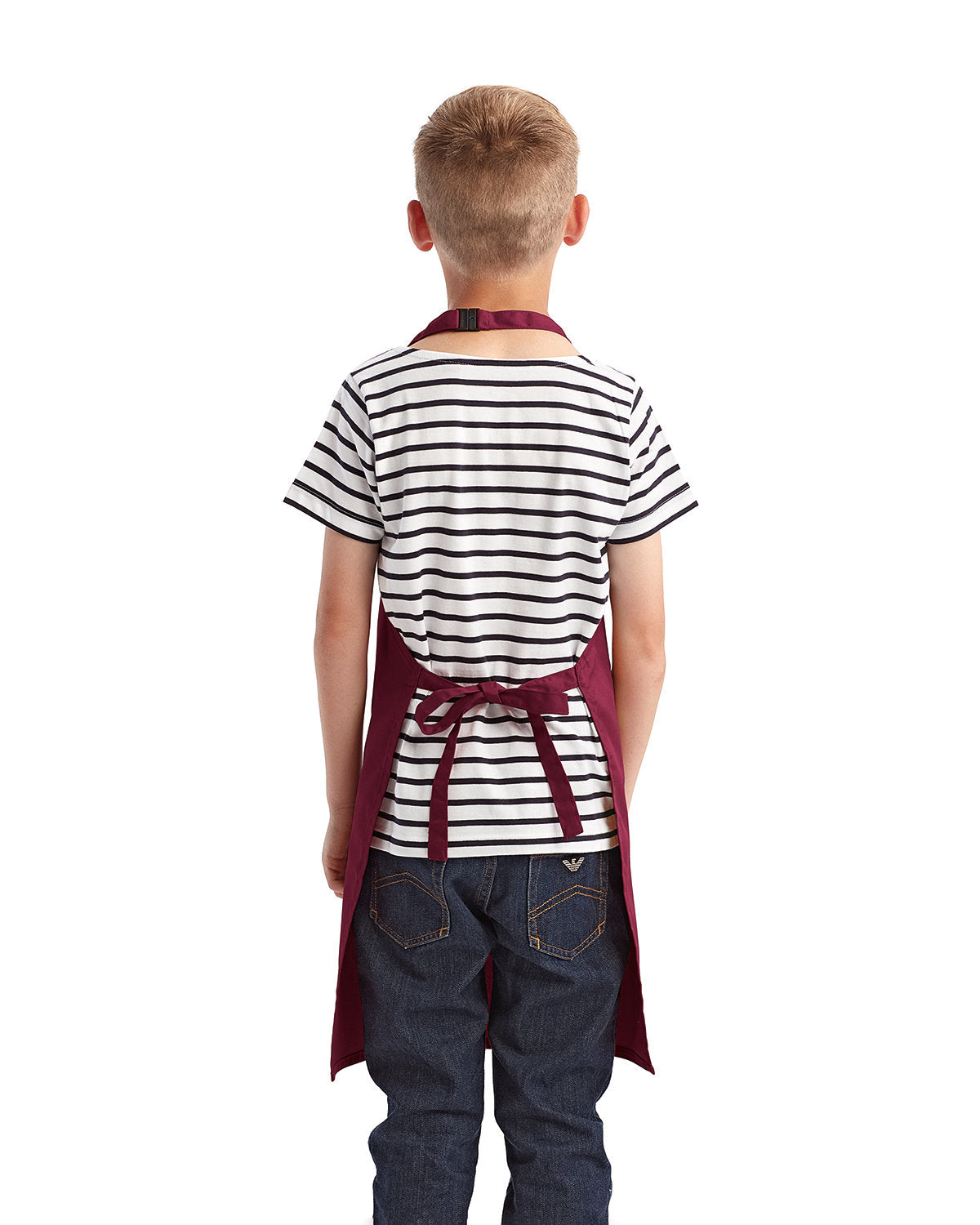Reprime RP149 Youth Recycled Apron - Eco-Friendly Kids Cooking Apron for Baking, Arts & Crafts - Durable & Washable Kitchen Apron for Young Chefs & DIY Projects