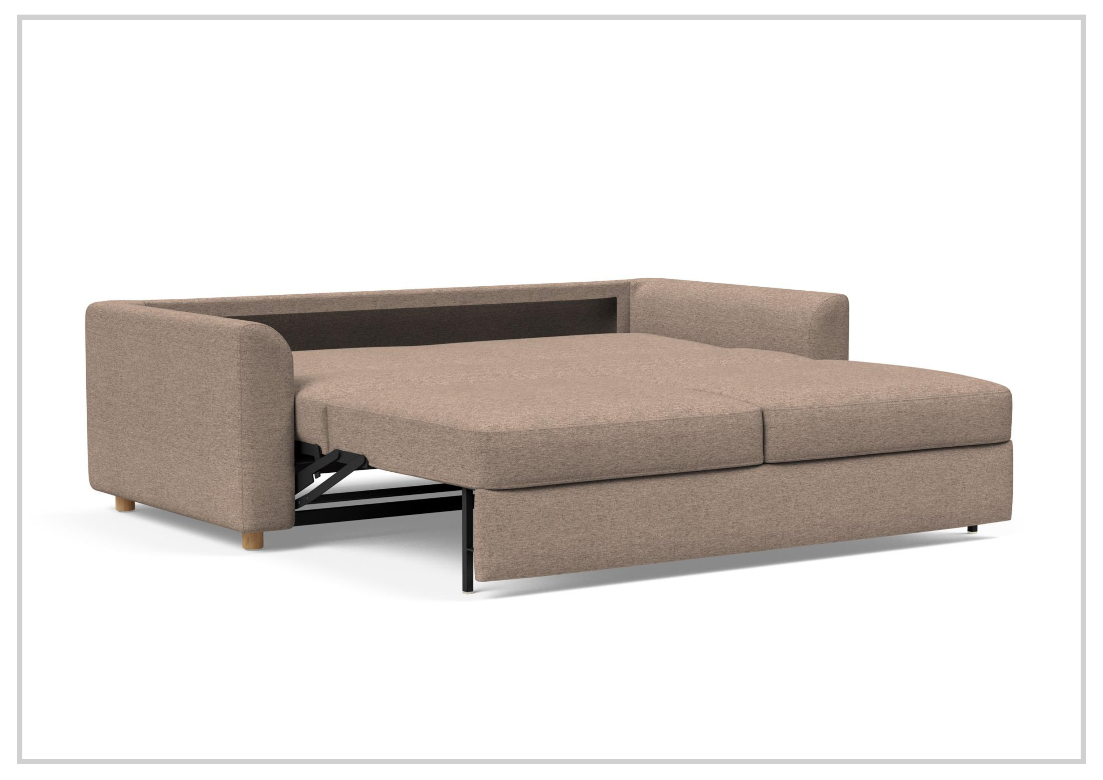 Innovation Living Neah Fabric 2-Seater King Size Sleeper Sofa Bed - Convertible Comfort for Small Spaces & Guest Rooms