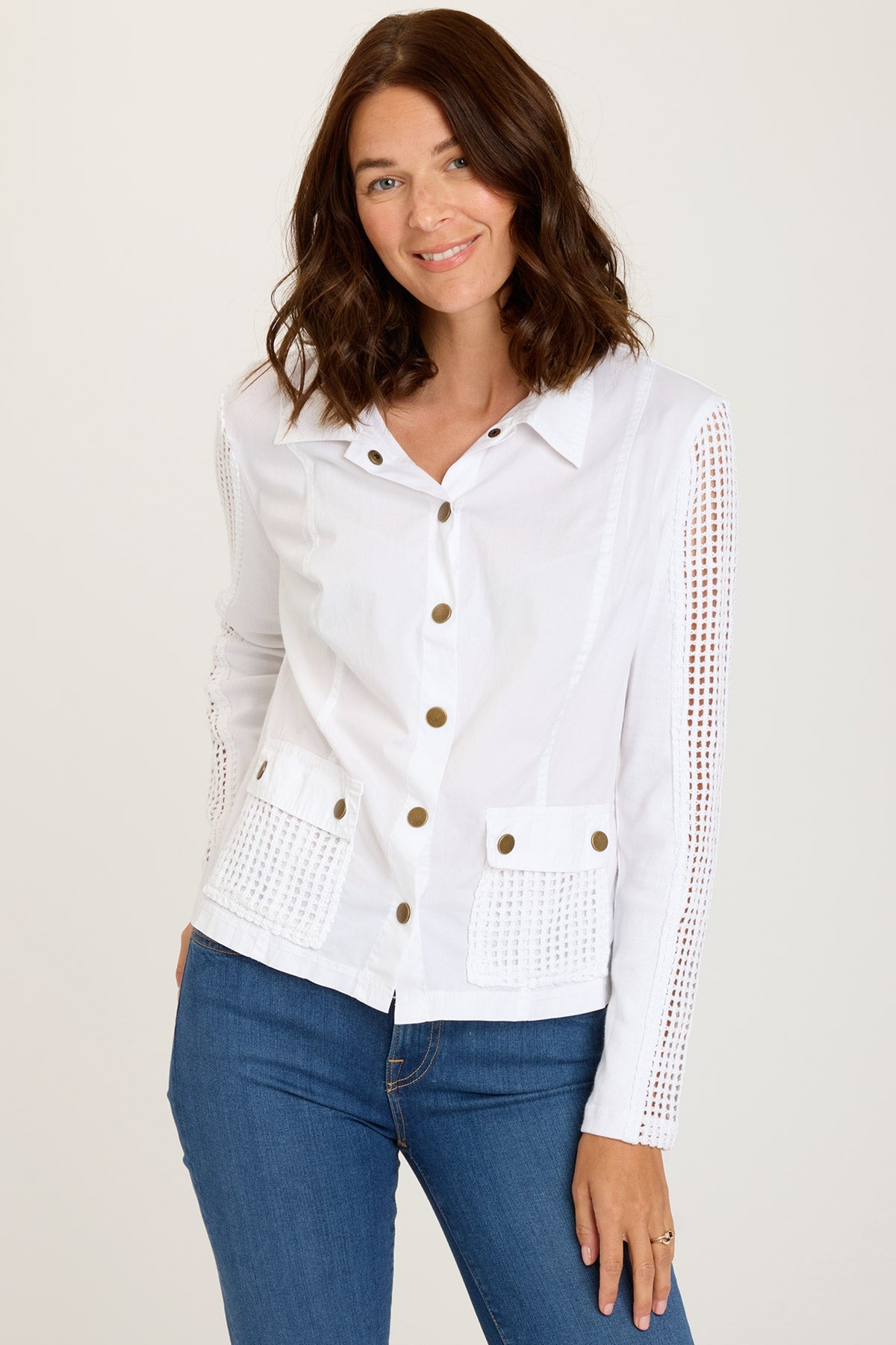 Danica Jacket for Women - White Winter Coat, Lightweight Waterproof Windbreaker, Perfect for Outdoor Activities & Travel