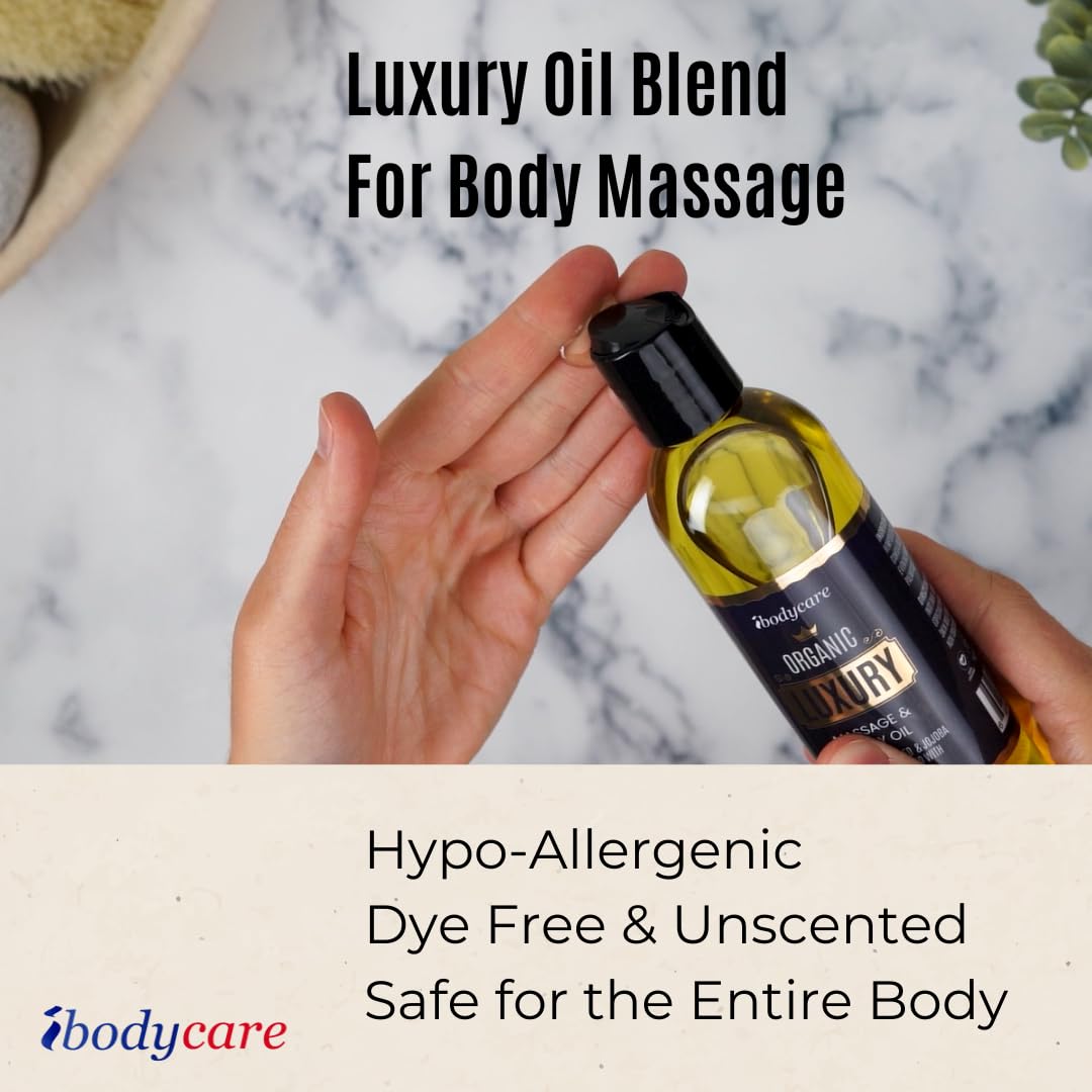 Premium 8 oz Luxury Massage & Body Oil for Relaxation & Hydration - Perfect for Spa, Aromatherapy & Self-Care at Home