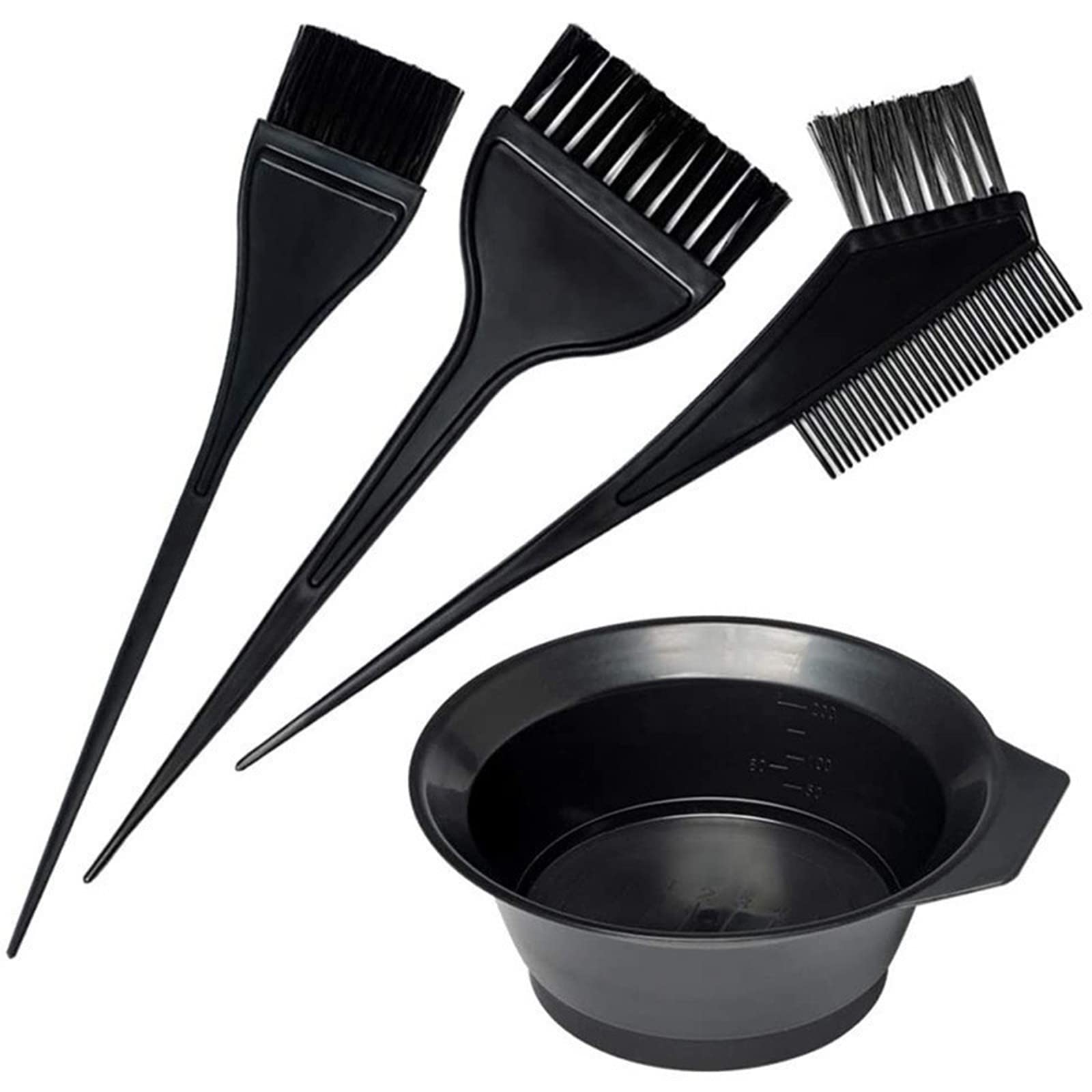 13PCS Professional Hair Dye Kit with Highlights Hat, Cape, Dyeing Brush, Tint Comb, Mixing Bowl, Clips & Gloves - Complete Salon Hair Coloring Tools Set for DIY Home Hair Coloring & Professional Styling