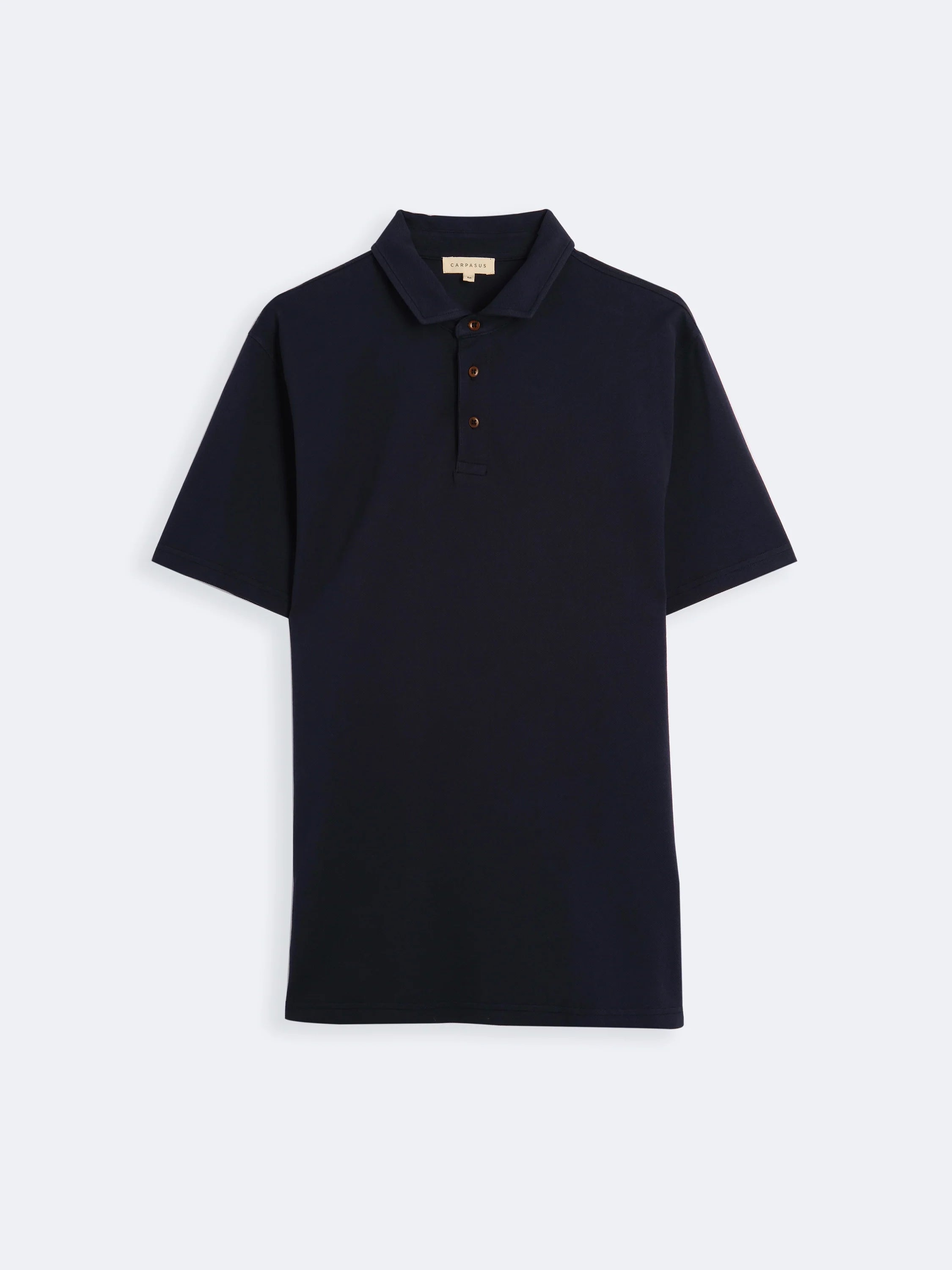 Men's Polo Shirt - Cavalo Short Sleeve Marine Blue Cotton Casual Shirt for Summer | Perfect for Golf, Office & Outdoor Activities