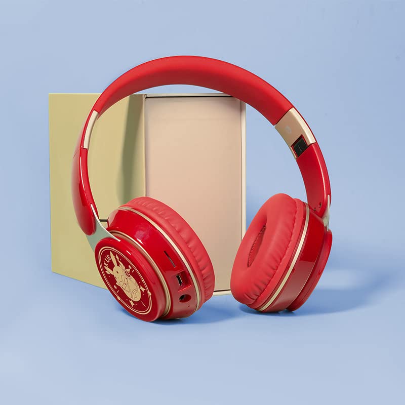Hanaiette Wireless Bluetooth Headphones - Anime Genshin Impact Klee Style Gaming Headset with Crystal Clear Sound | Perfect for Gaming, Music & Travel